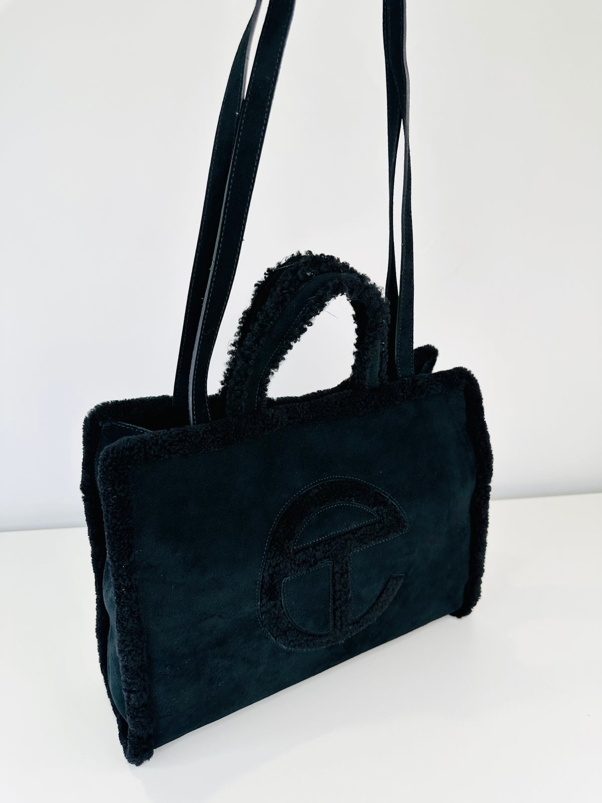 Medium Suede Shopper