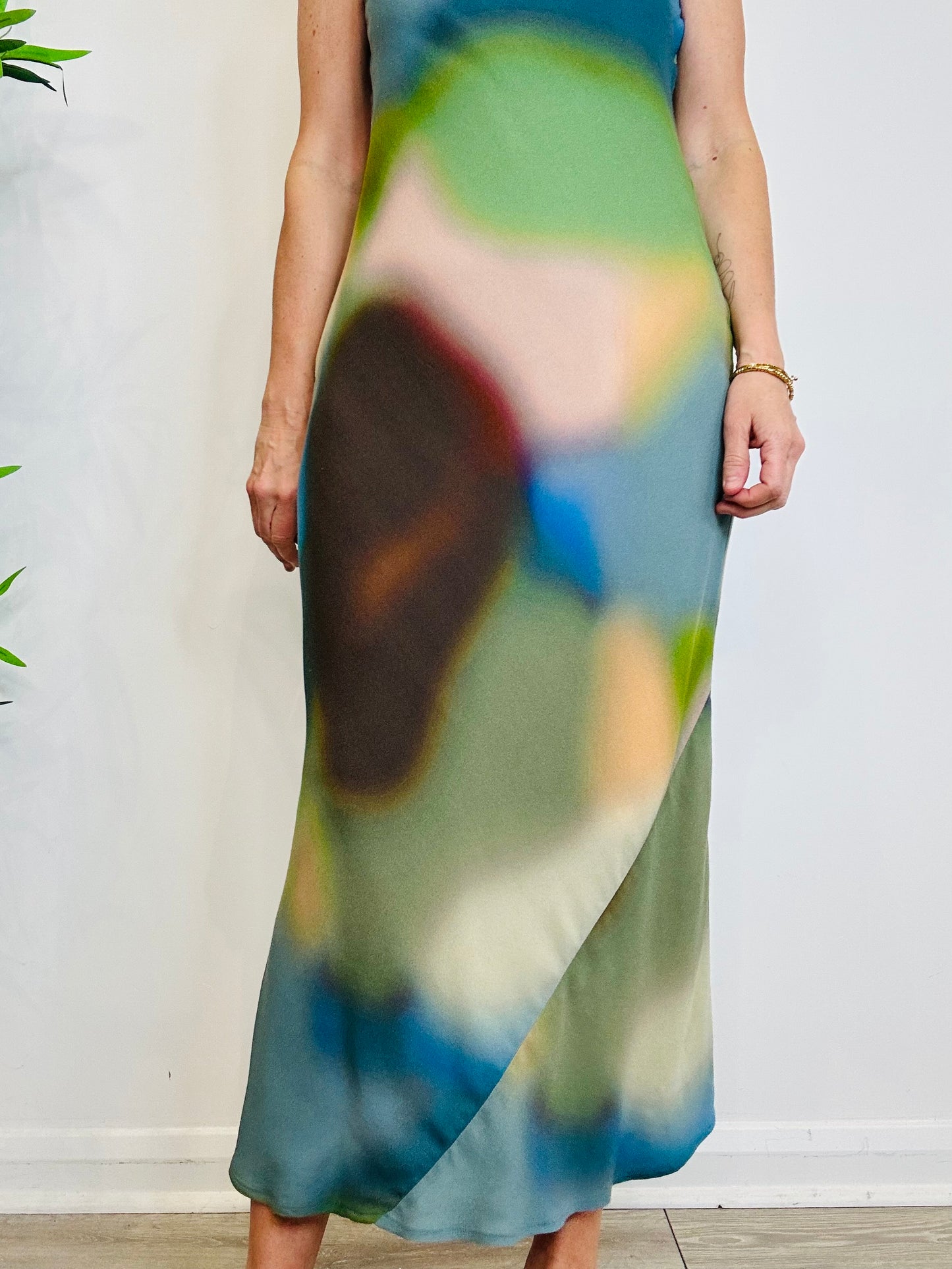 Bandeau Midi Dress - Size M