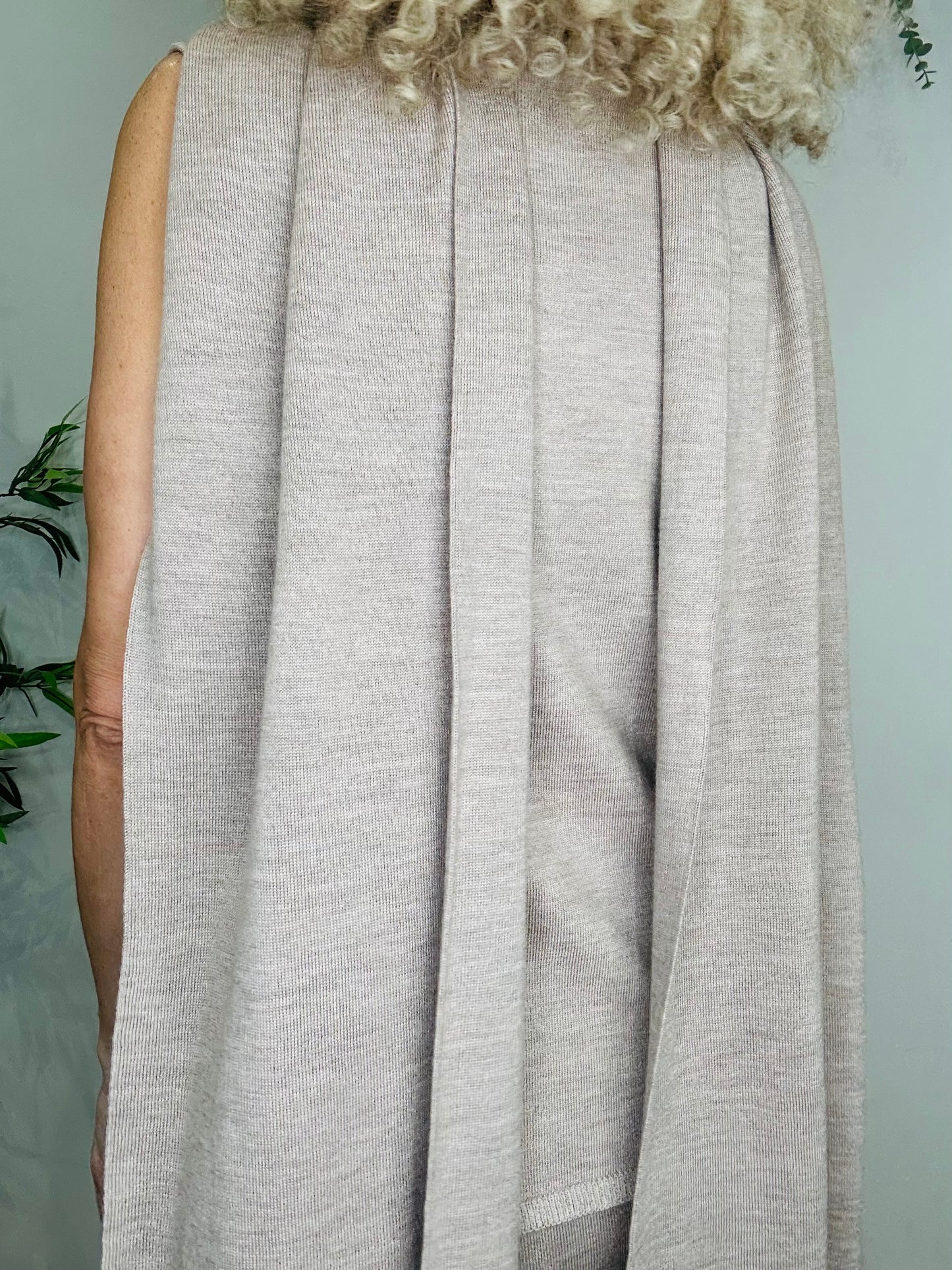 Wool Top & Skirt Set - Size 42