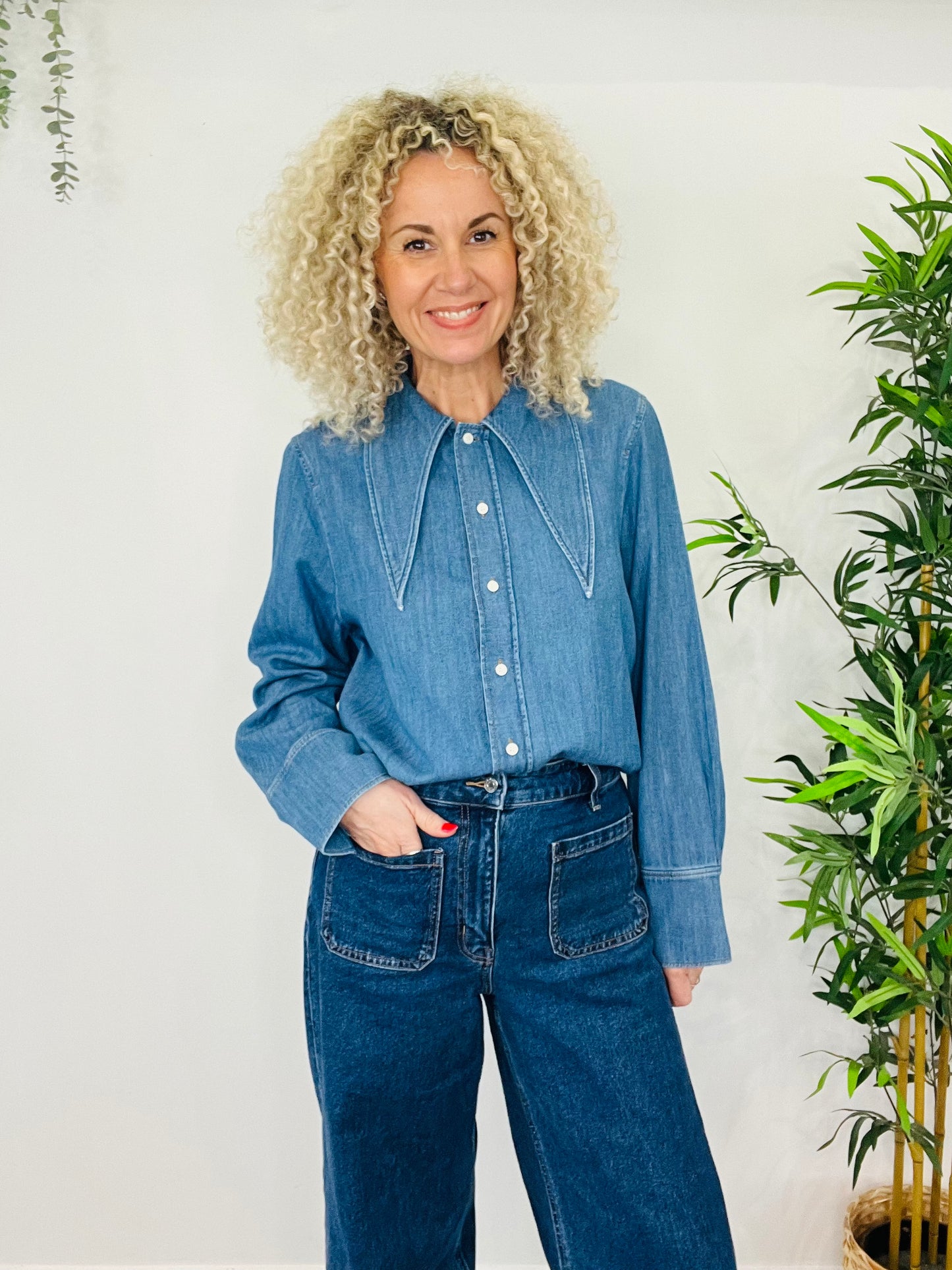 Denim Shirt - Size 40