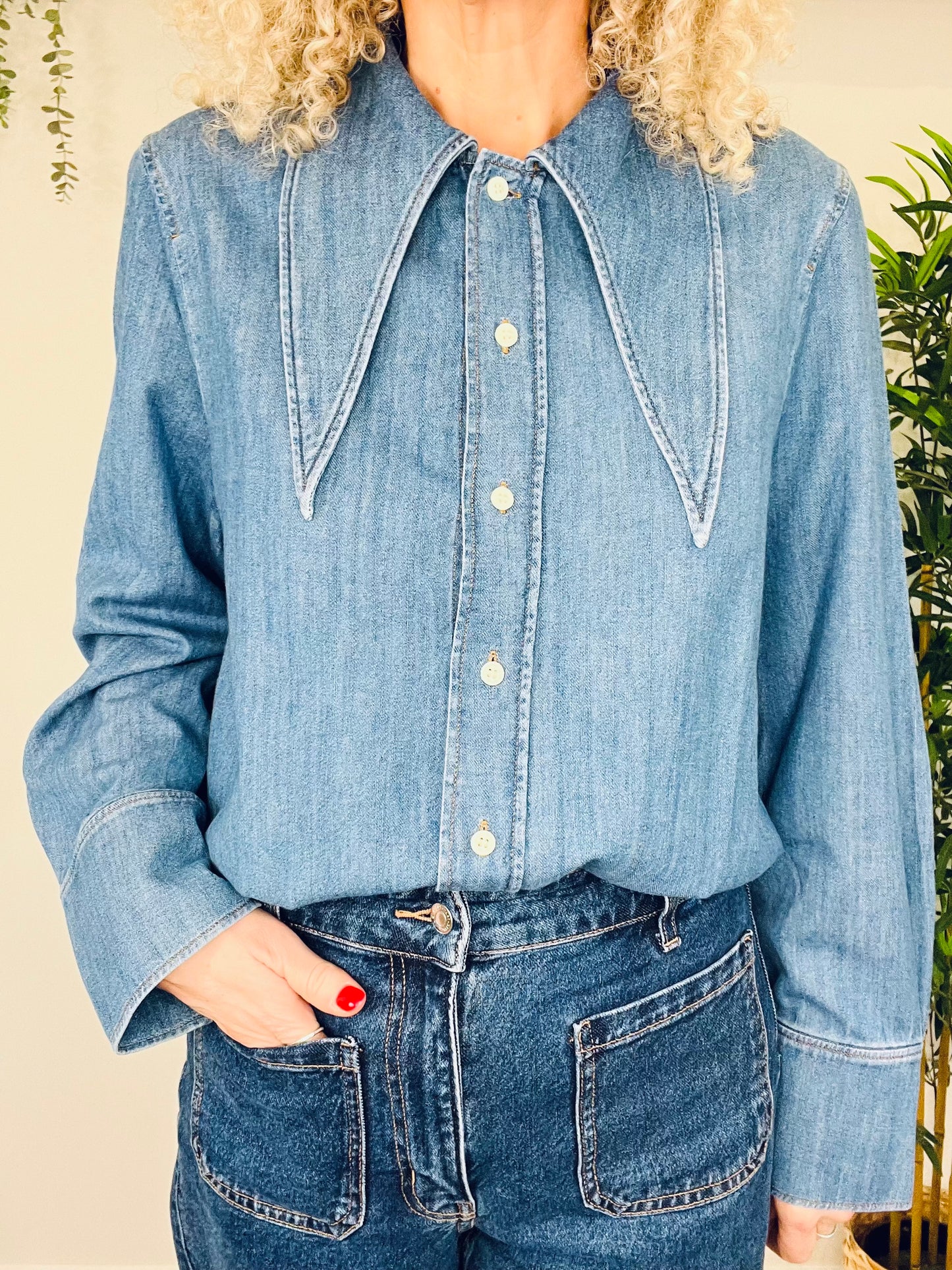 Denim Shirt - Size 40