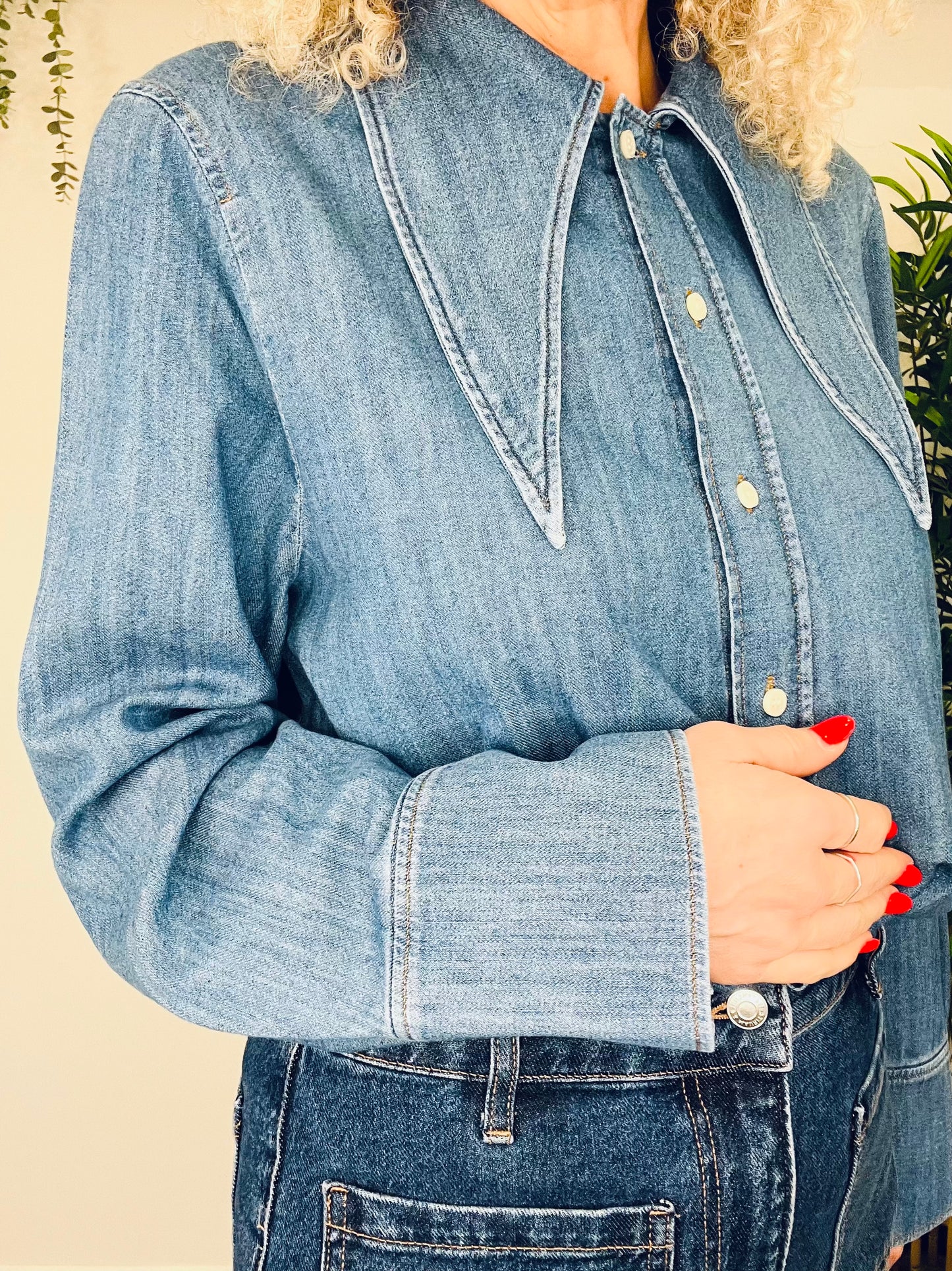 Denim Shirt - Size 40