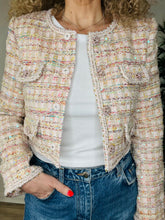 Load image into Gallery viewer, Sequin Boucle Jacket - Size 16
