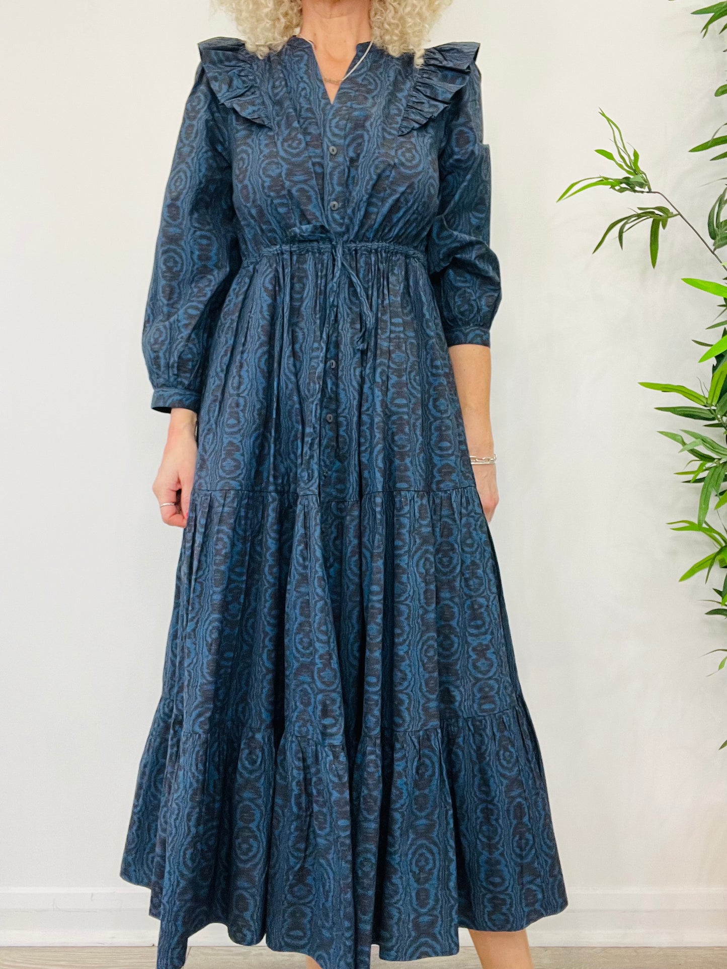 Tiered Cotton Dress - Size 12