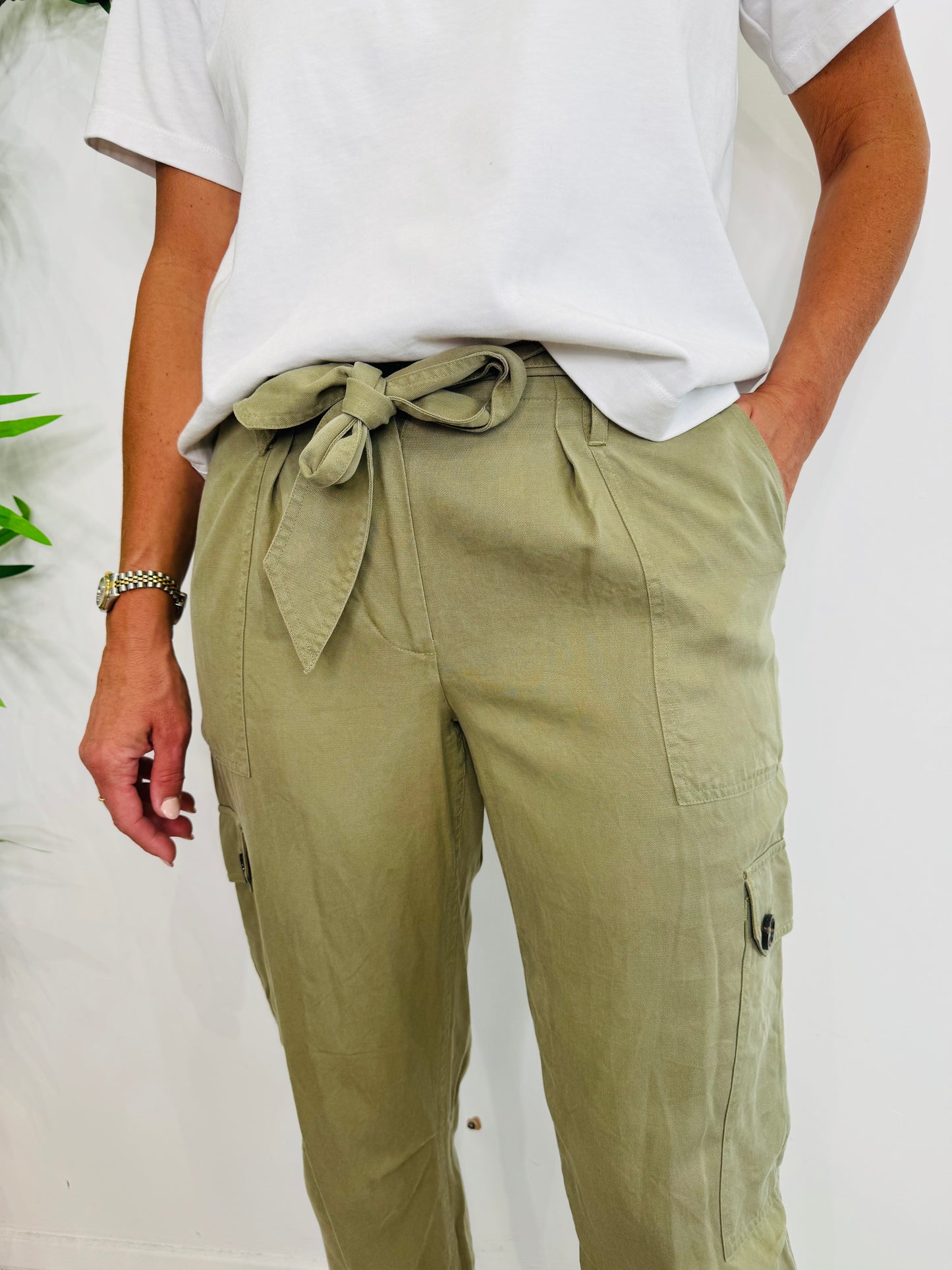 Linen Trousers - Size 8
