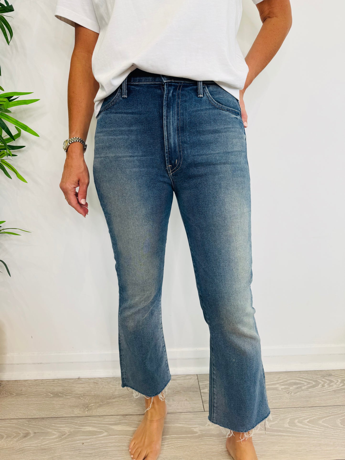 Hustler Ankle Fray Jeans - Size 27