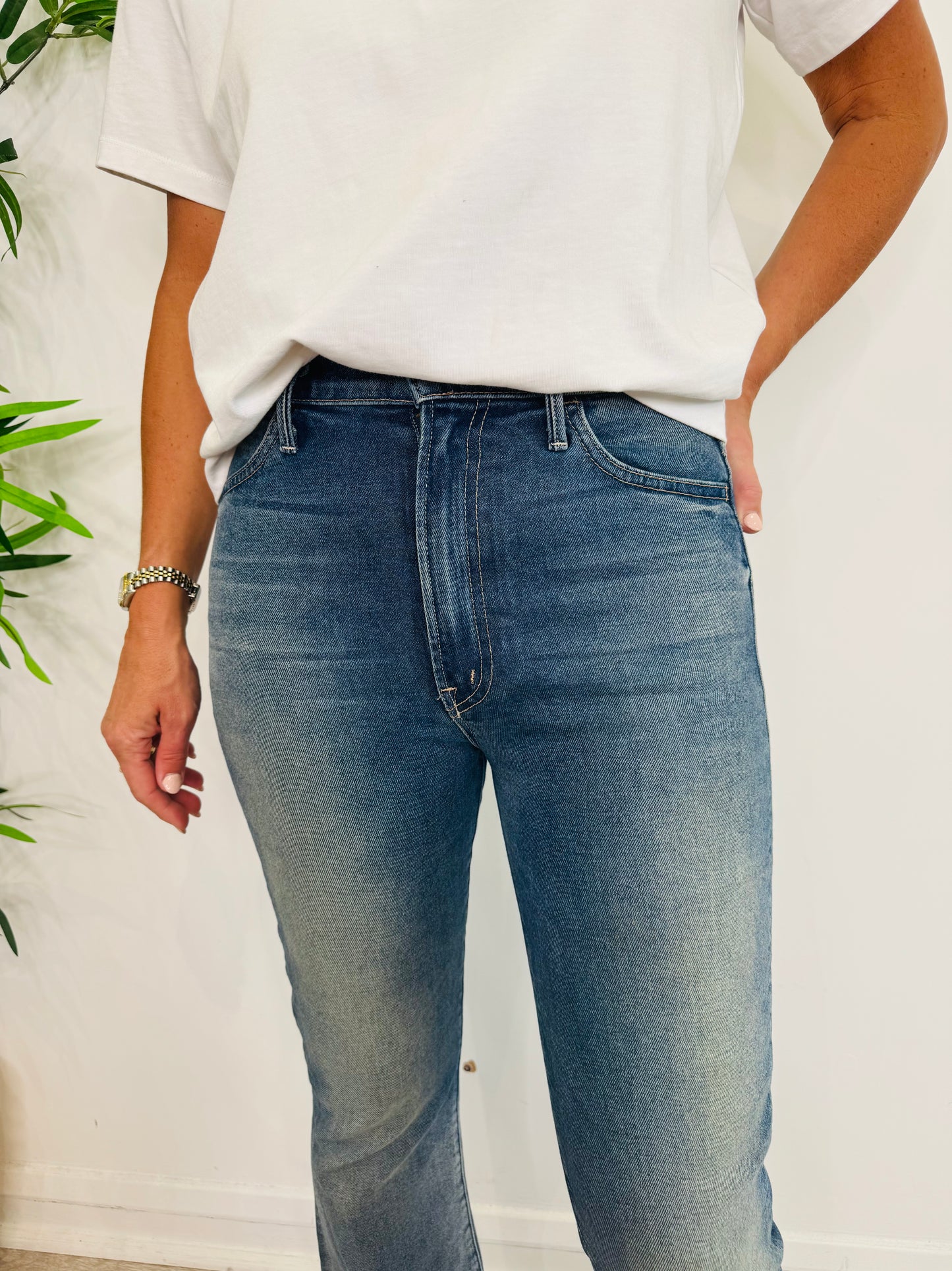 Hustler Ankle Fray Jeans - Size 27
