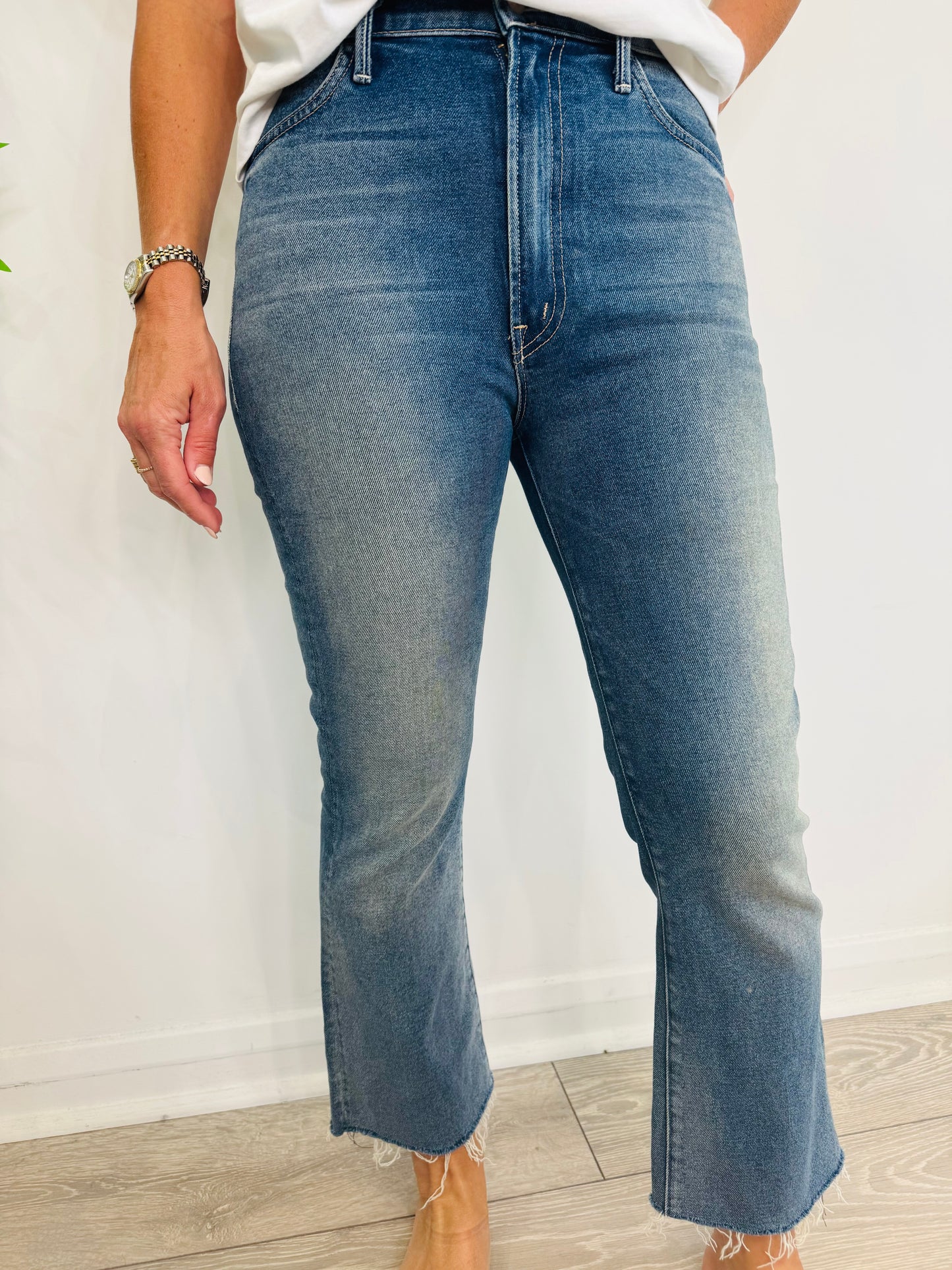 Hustler Ankle Fray Jeans - Size 27