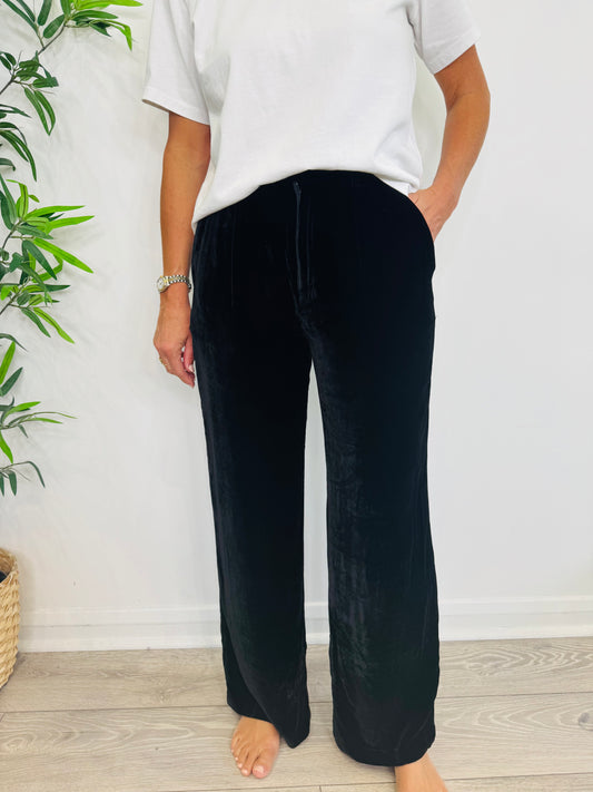 Velvet Trousers - Size 8