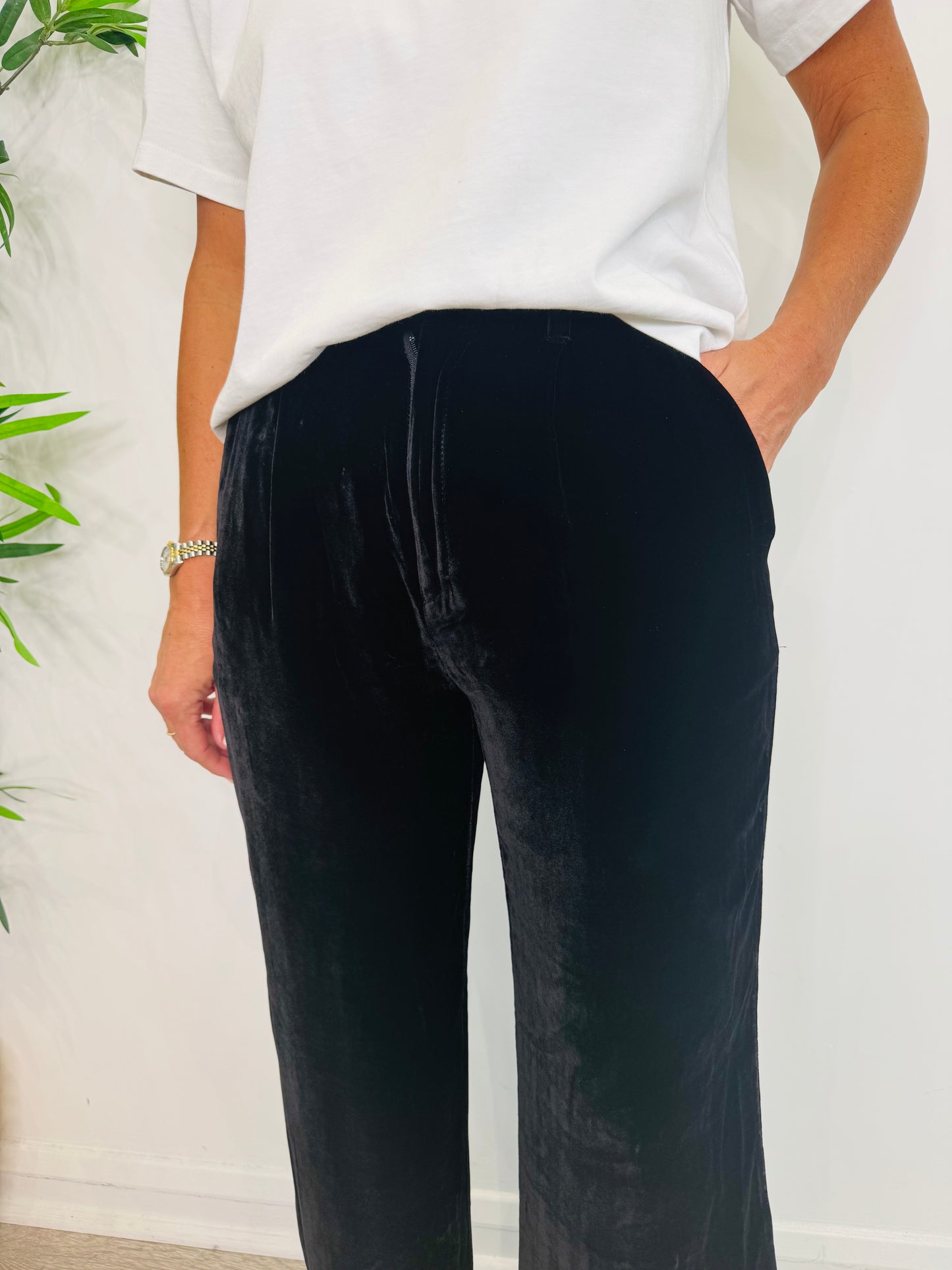 Velvet Trousers - Size 8