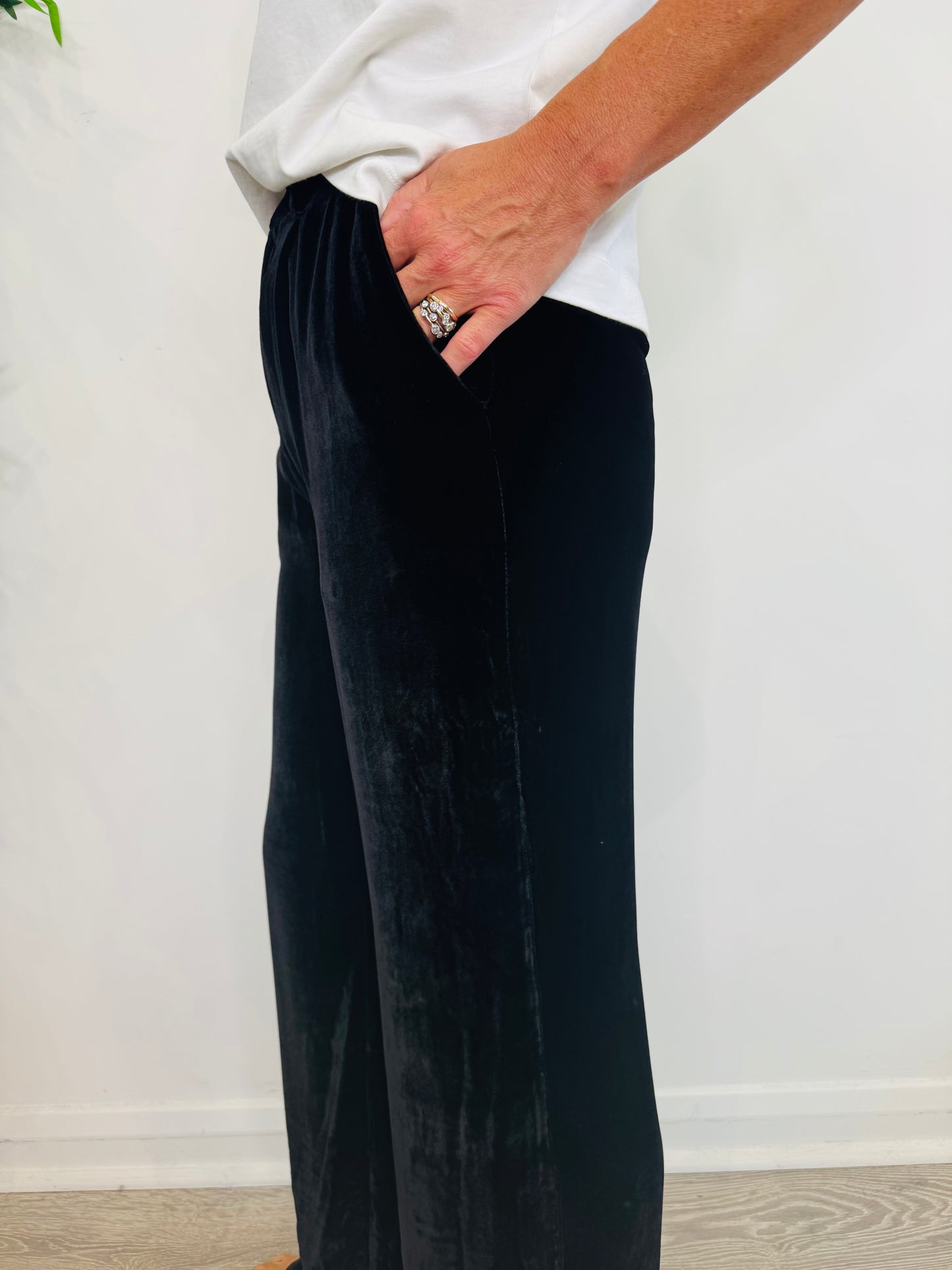 Velvet Trousers - Size 8