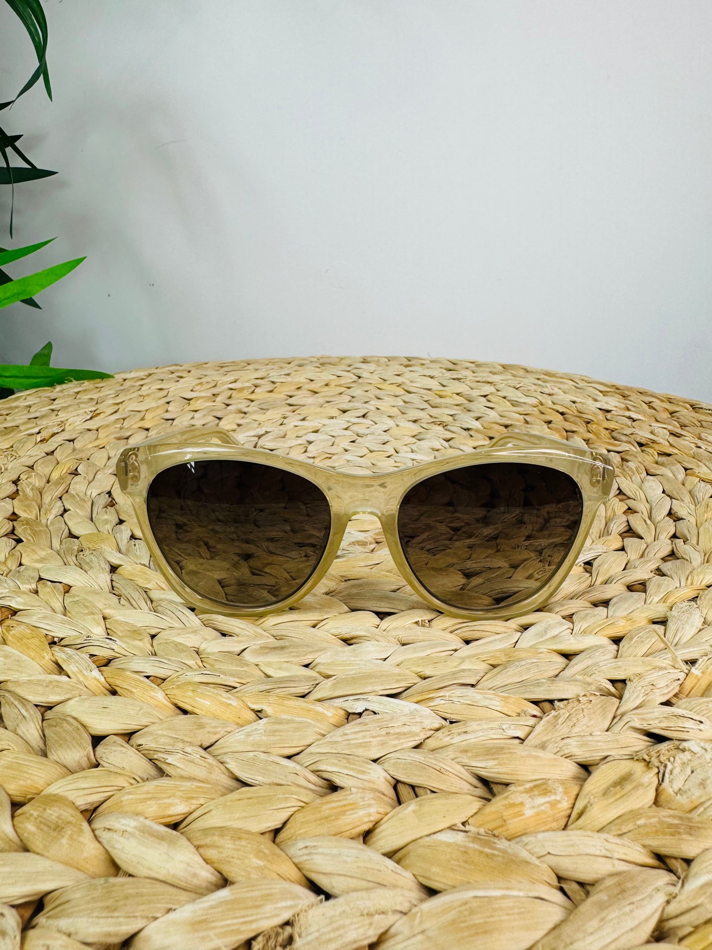 Cream Frame Sunglasses