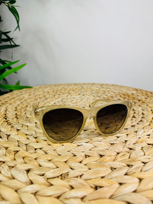 Cream Frame Sunglasses