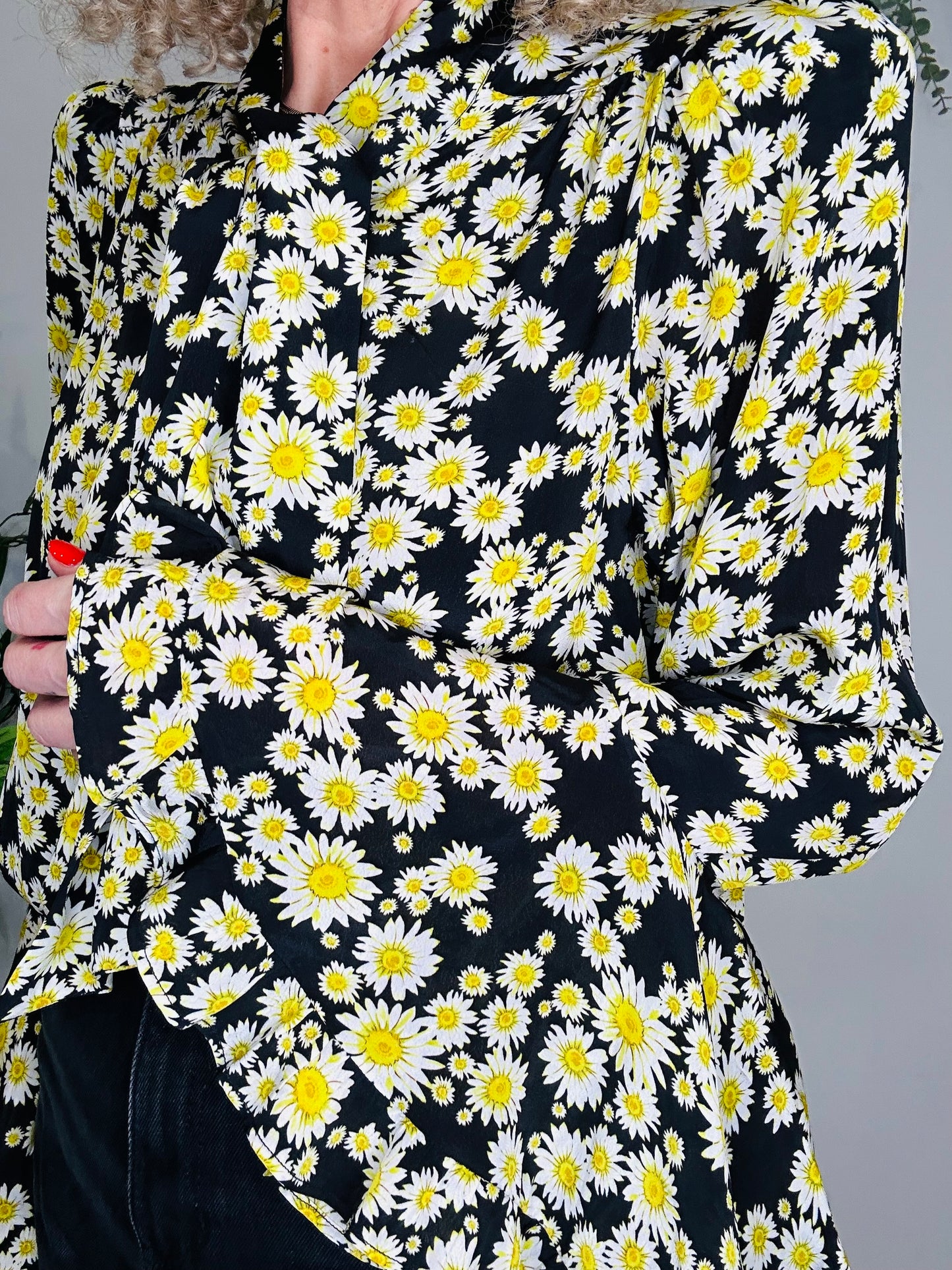 Daisy Print Shirt - Size L