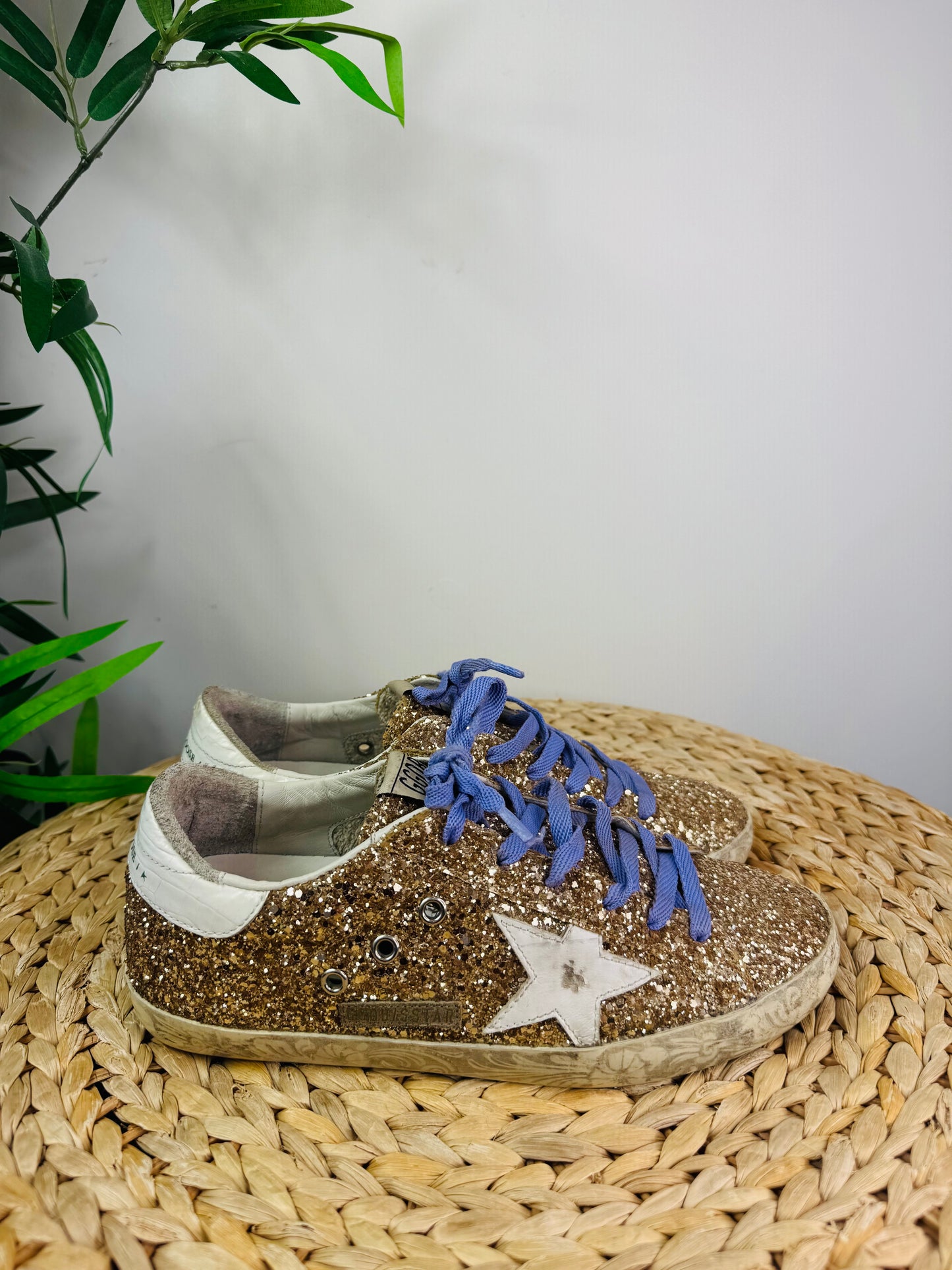 Glitter Superstar Trainers - Size 40