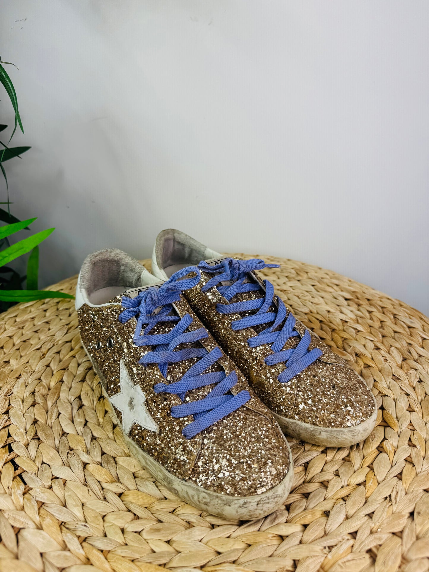 Glitter Superstar Trainers - Size 40