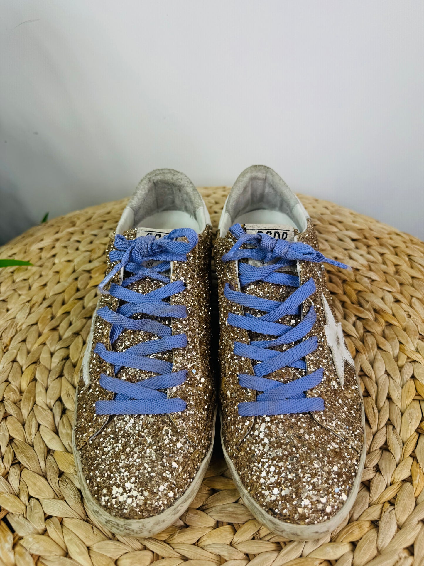 Glitter Superstar Trainers - Size 40