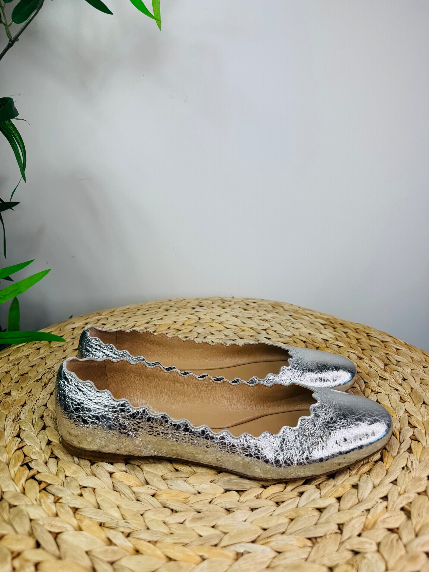 Metallic Lauren Pumps - Size 39.5