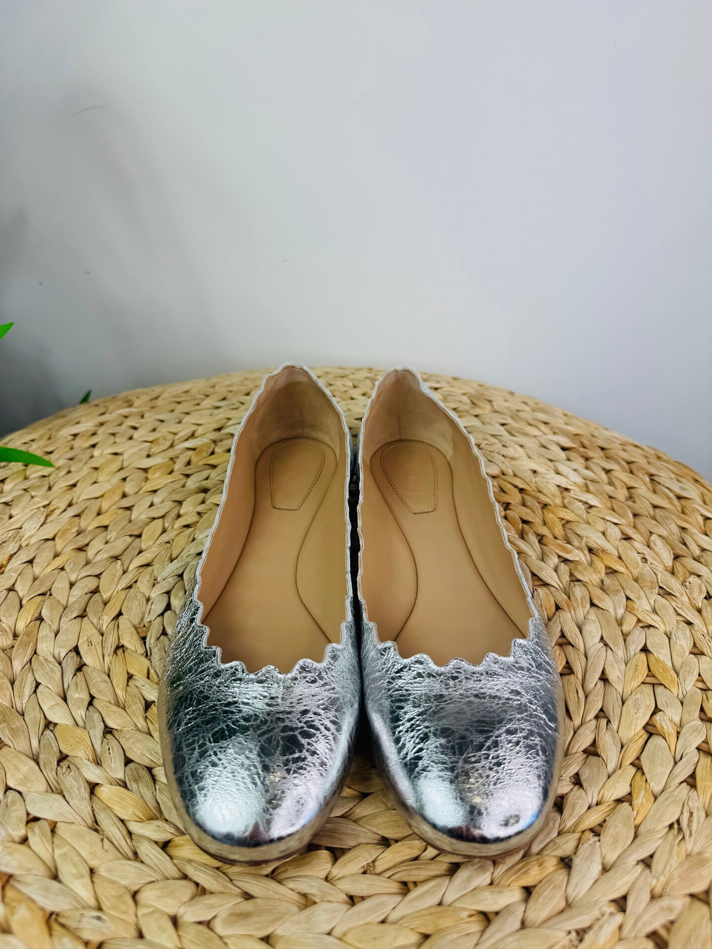 Metallic Lauren Pumps - Size 39.5