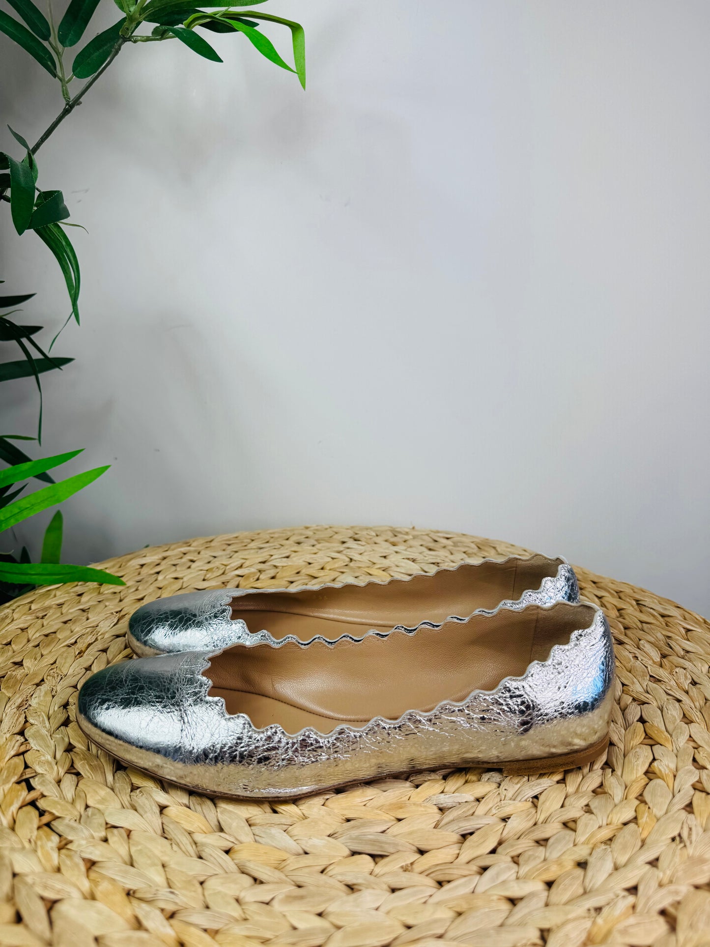 Metallic Lauren Pumps - Size 39.5