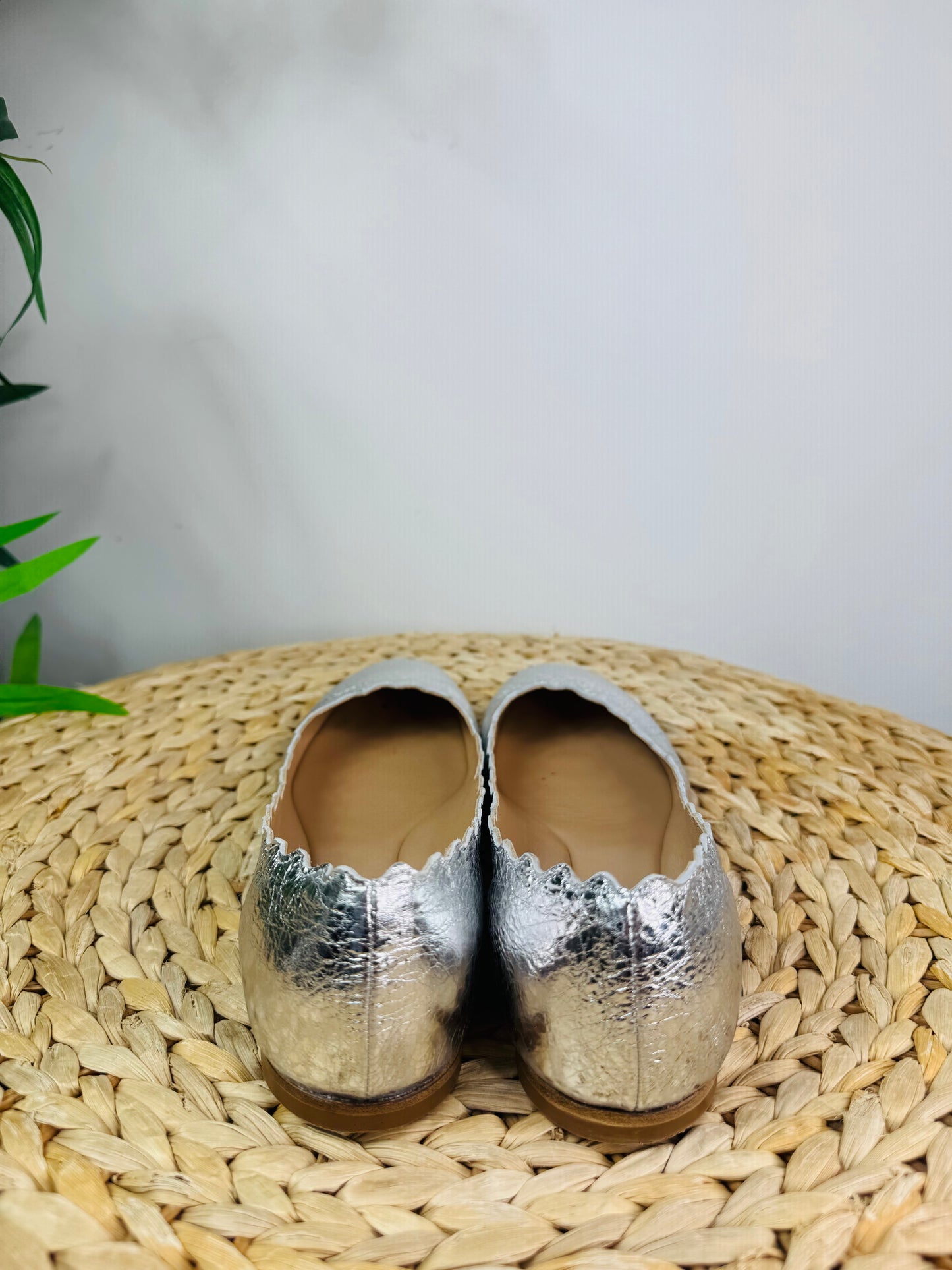 Metallic Lauren Pumps - Size 39.5