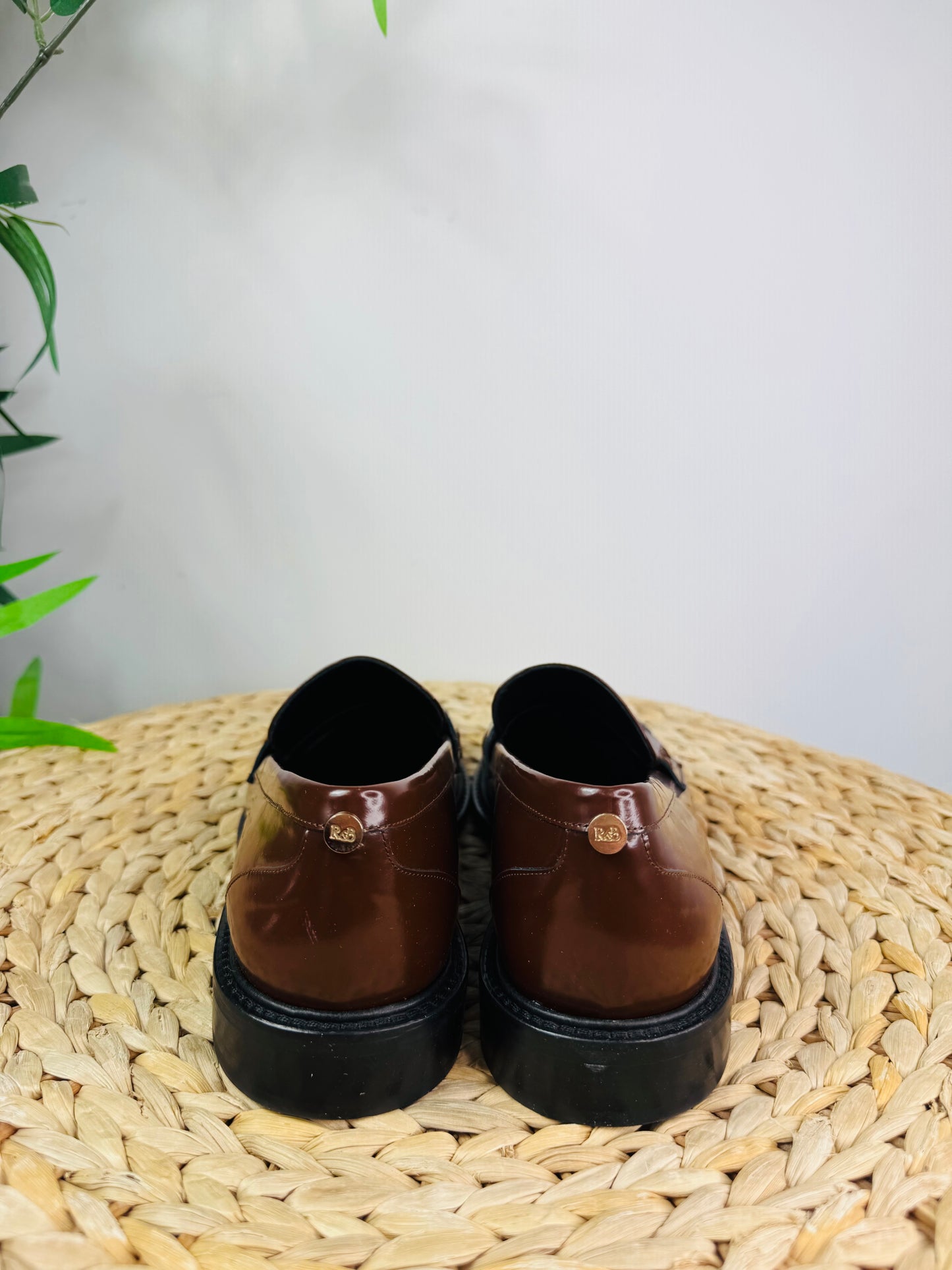 Penelope Leather Loafers - Size 39
