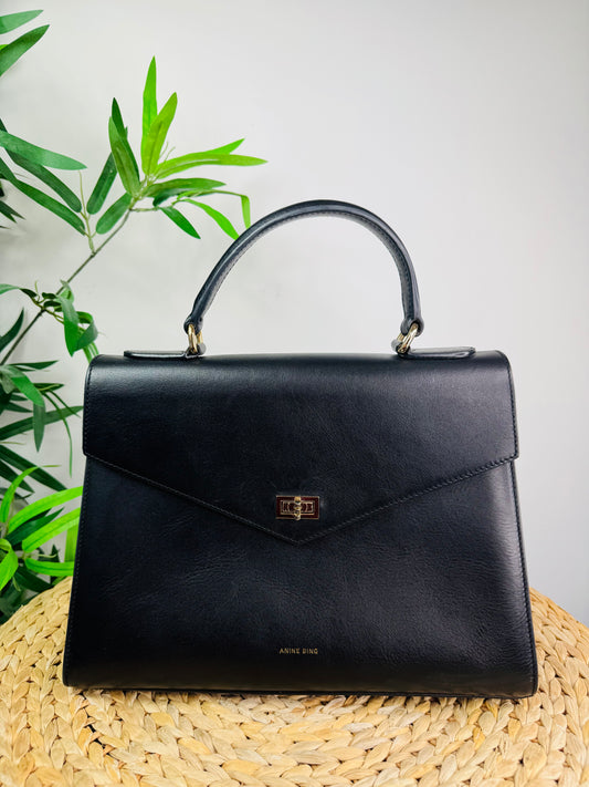 Leather Top Handle Bag