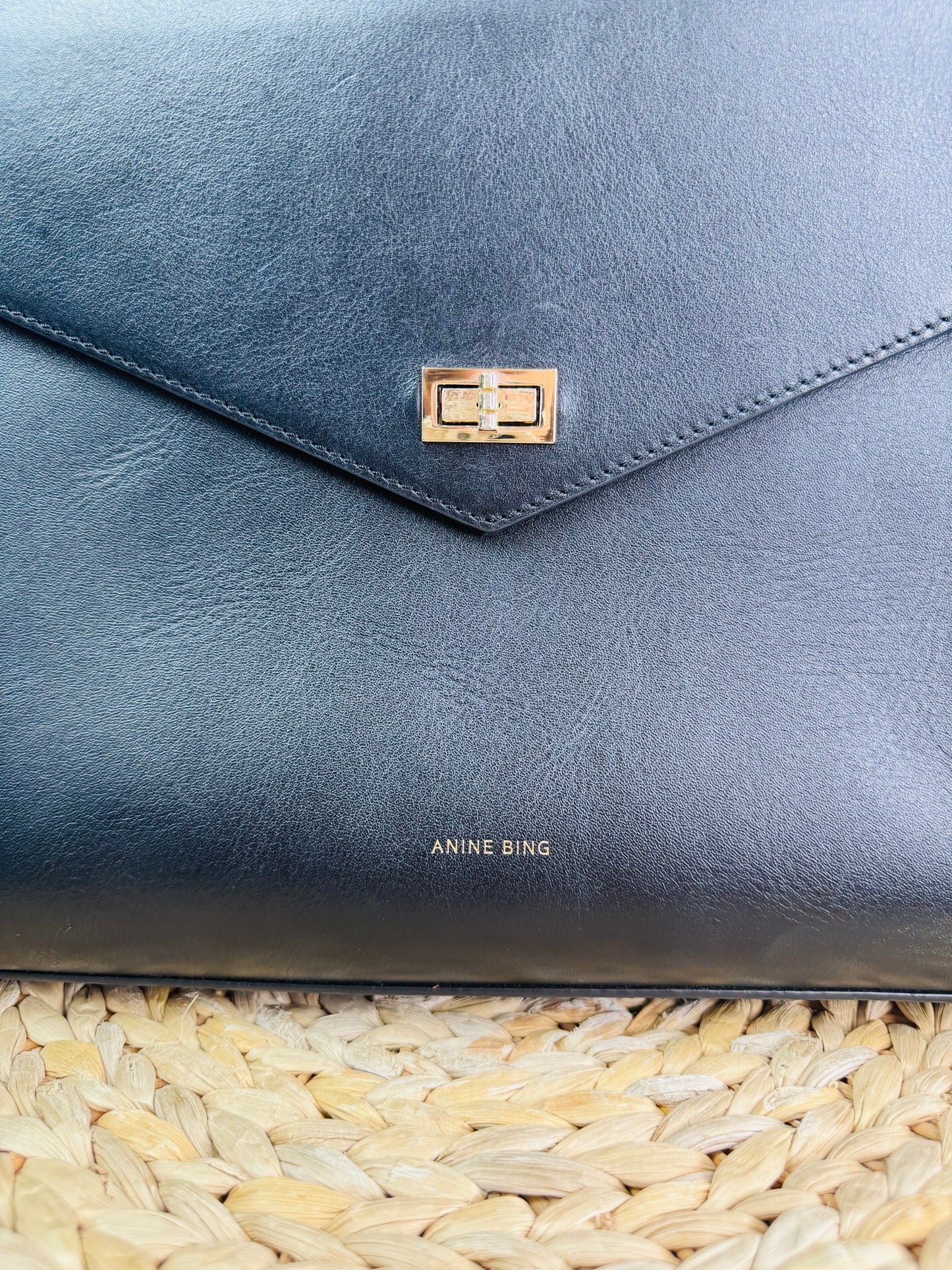 Leather Top Handle Bag