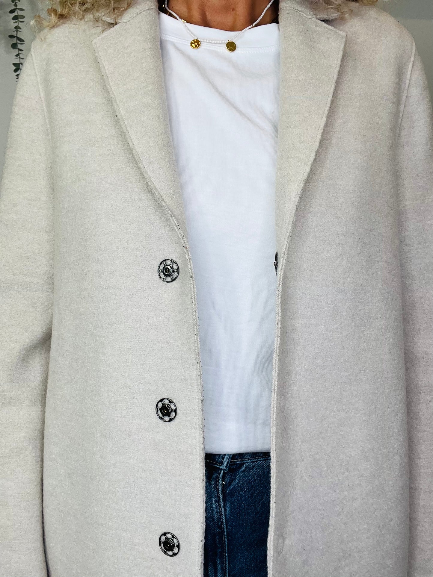 Cocoon Wool Coat - Size 44IT