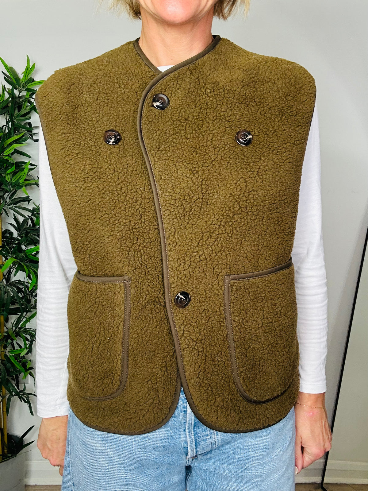 Floyd Boucle Gilet - Size 0