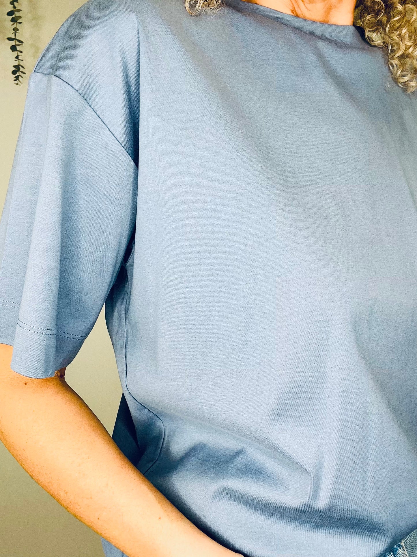 Button Detail Tee - Size S
