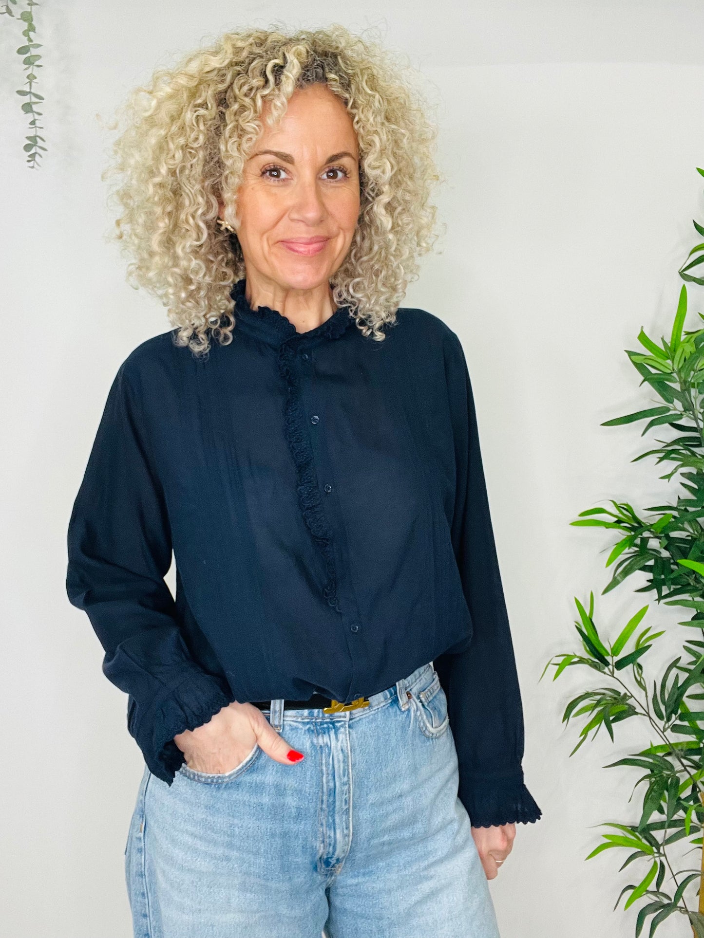 Cotton Frill Blouse - Size 3