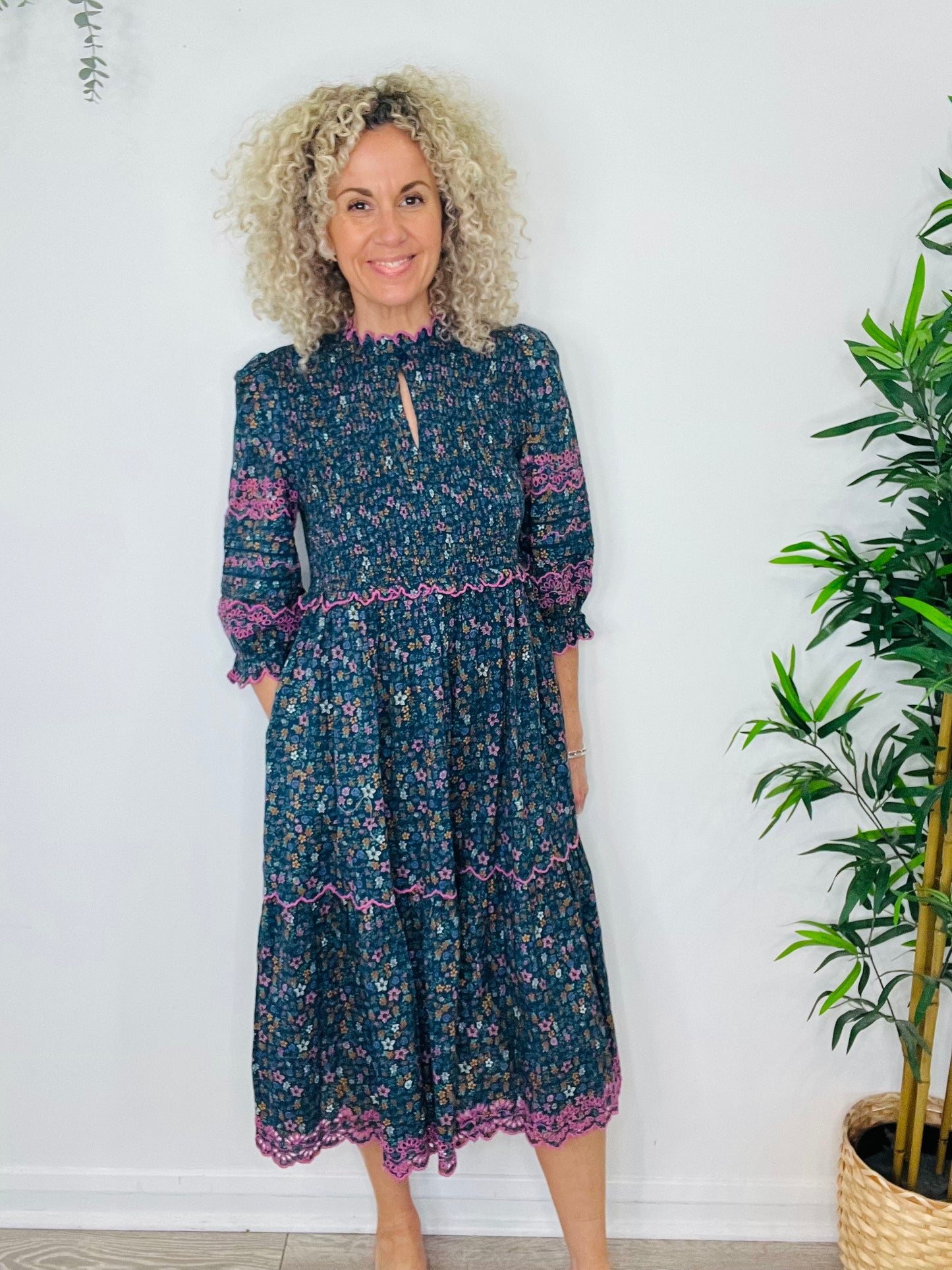 Floral Tiered Dress - Size 3