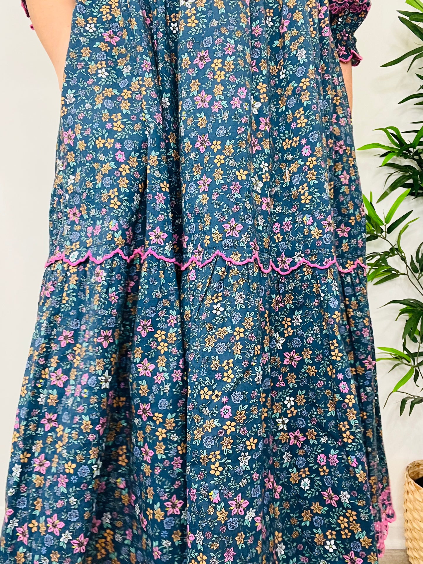 Floral Tiered Dress - Size 3