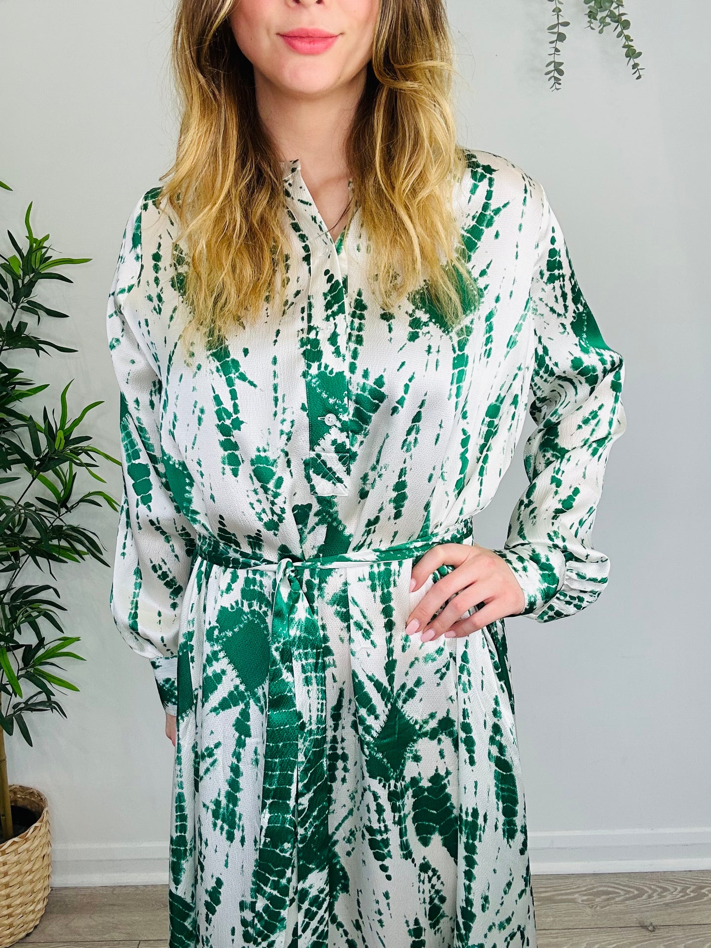 Silk Tie Dye Dress - Size 36