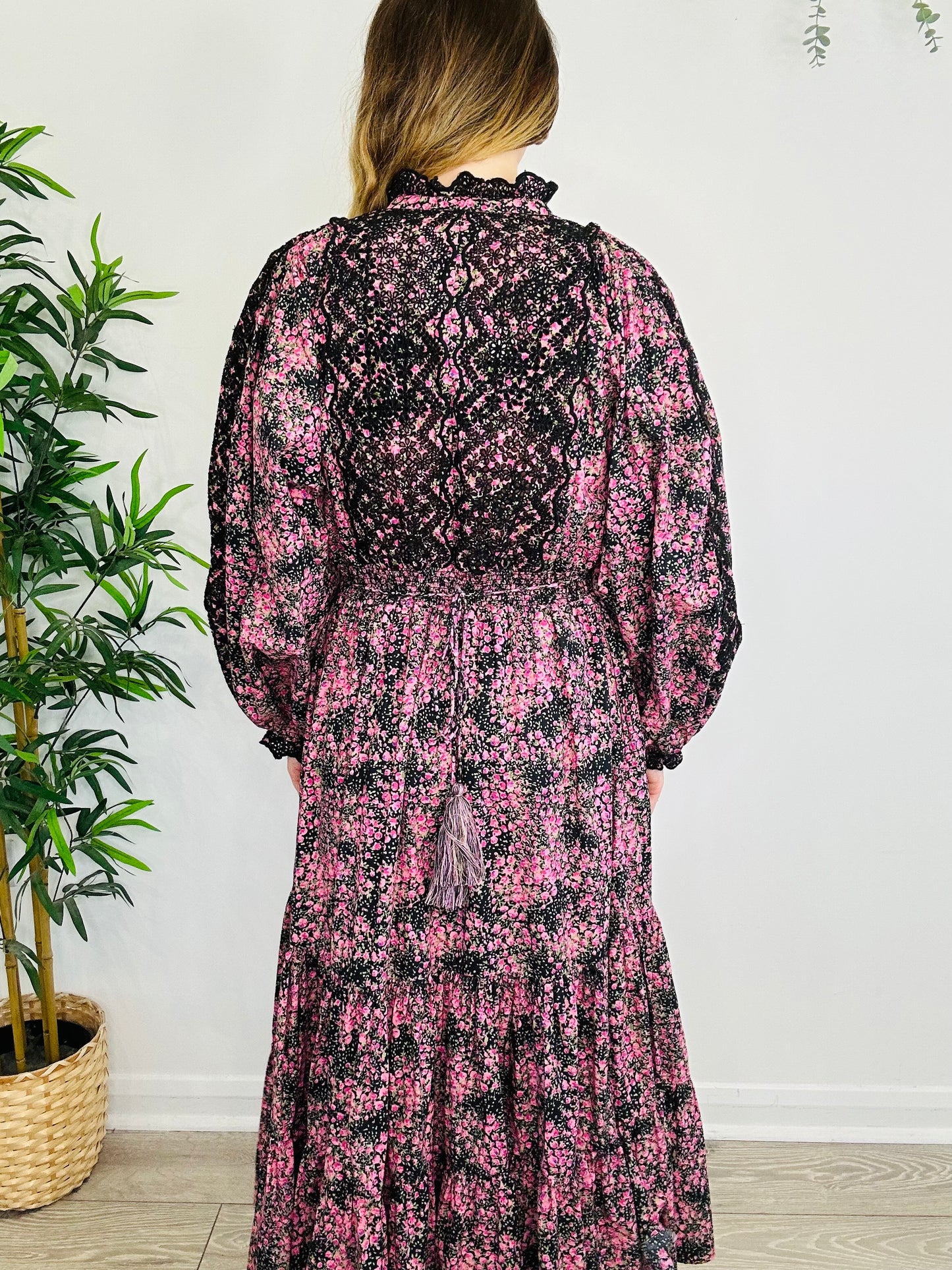 Floral Cotton Dress - Size M