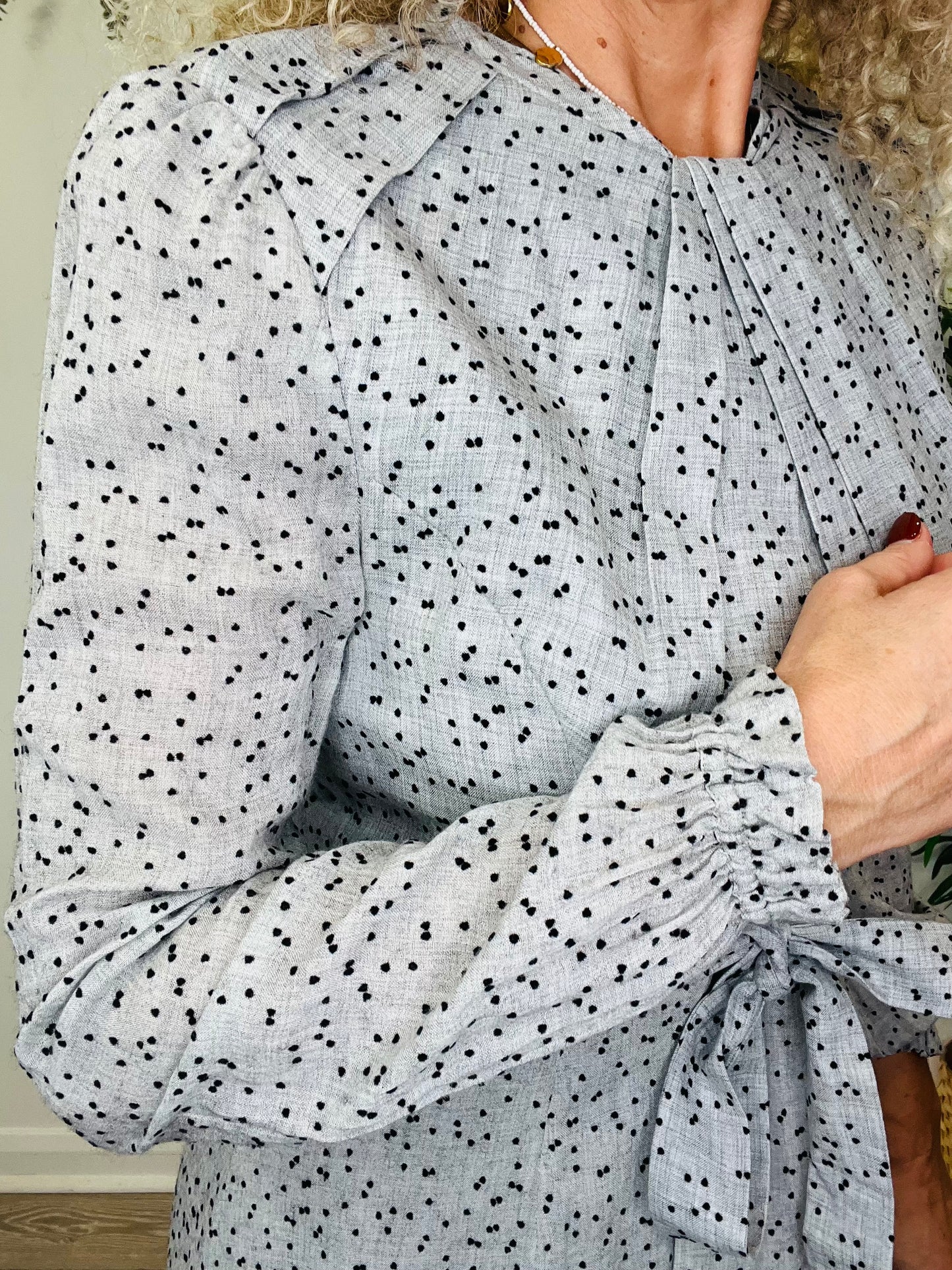 Spotty Midi Dress - Size 10