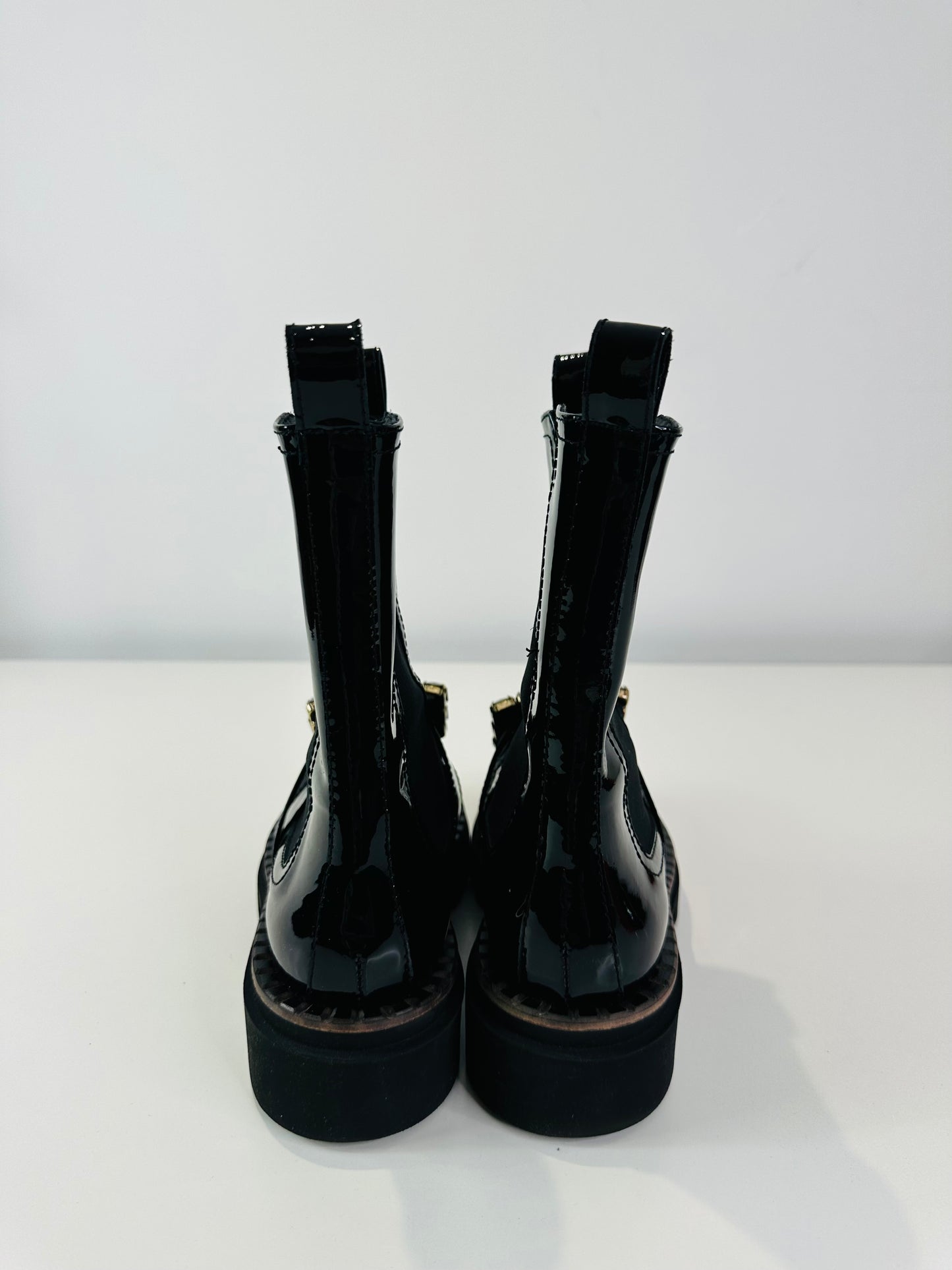 Patent Leather Fabulous Boots - Size 38