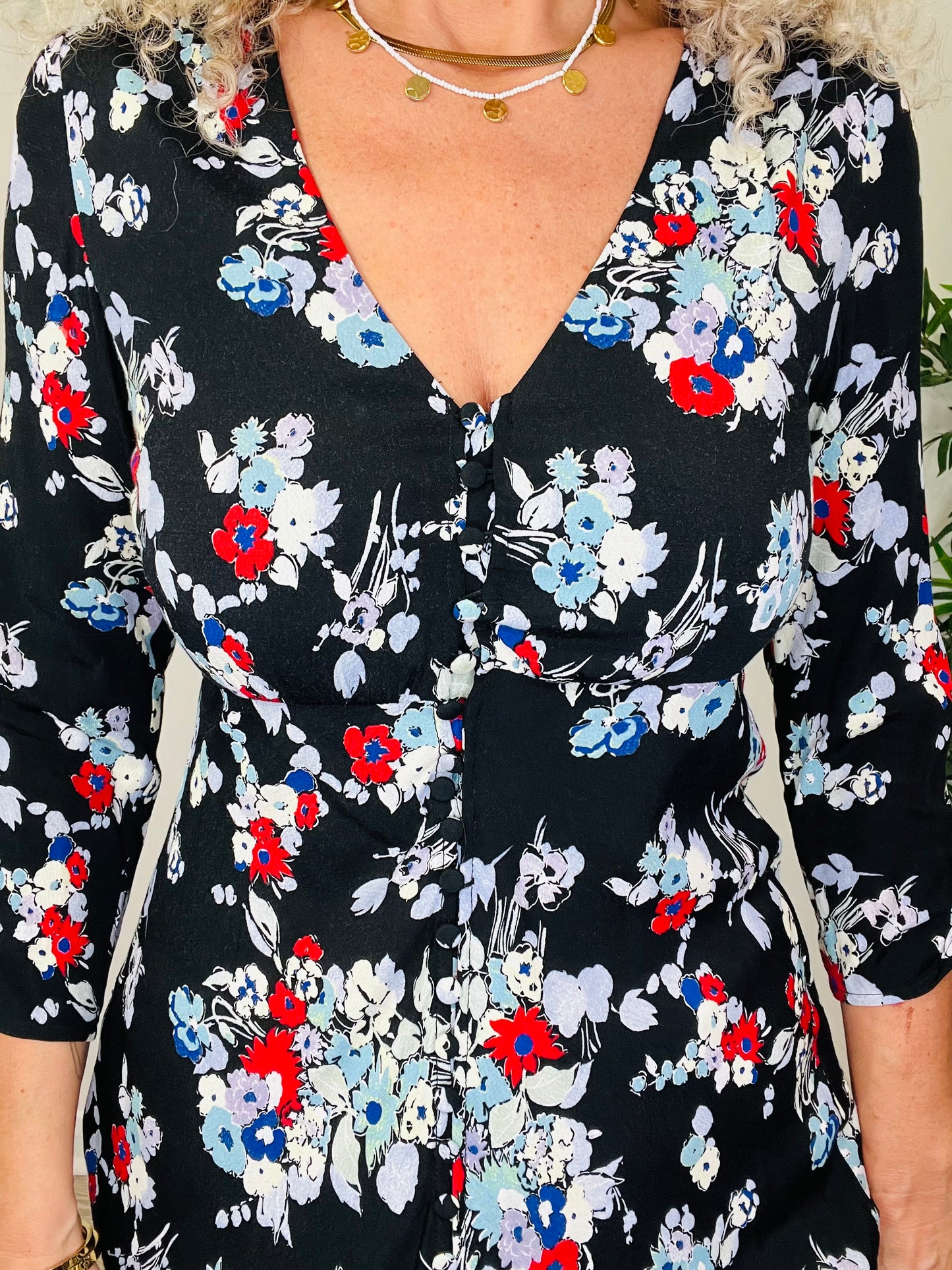 Floral Katie Dress - Size S