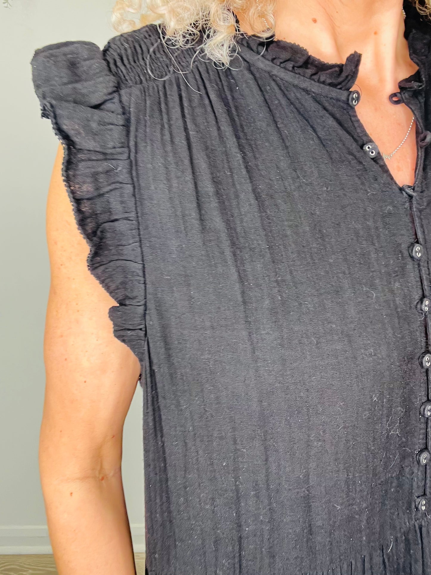 Cheesecloth Maxi Dress - Size 16