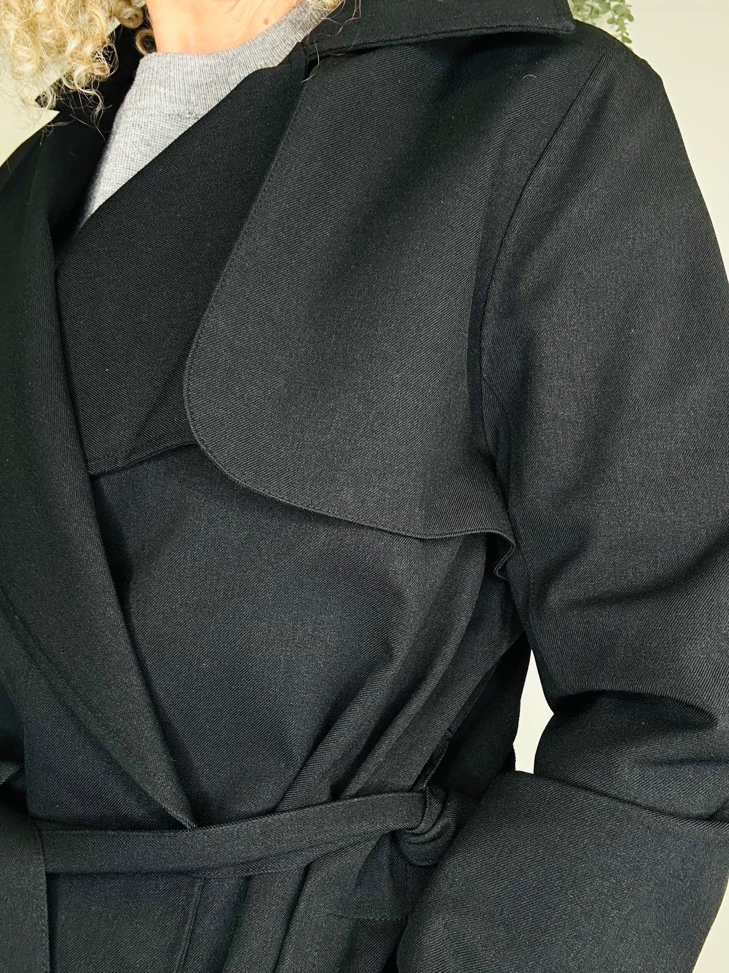 Belted Trench Coat - Size M