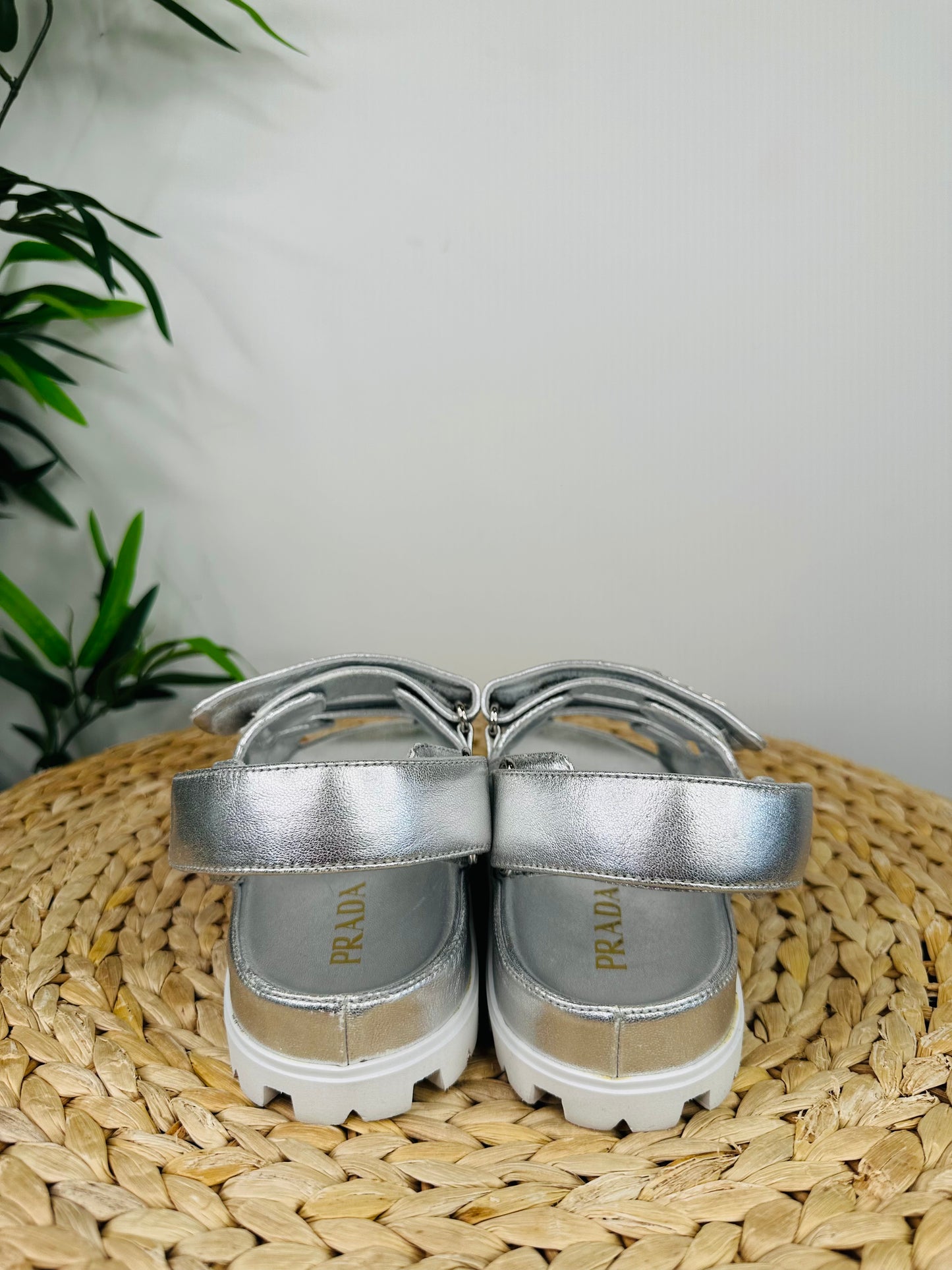 Metallic Grandad Sandals - Size 37