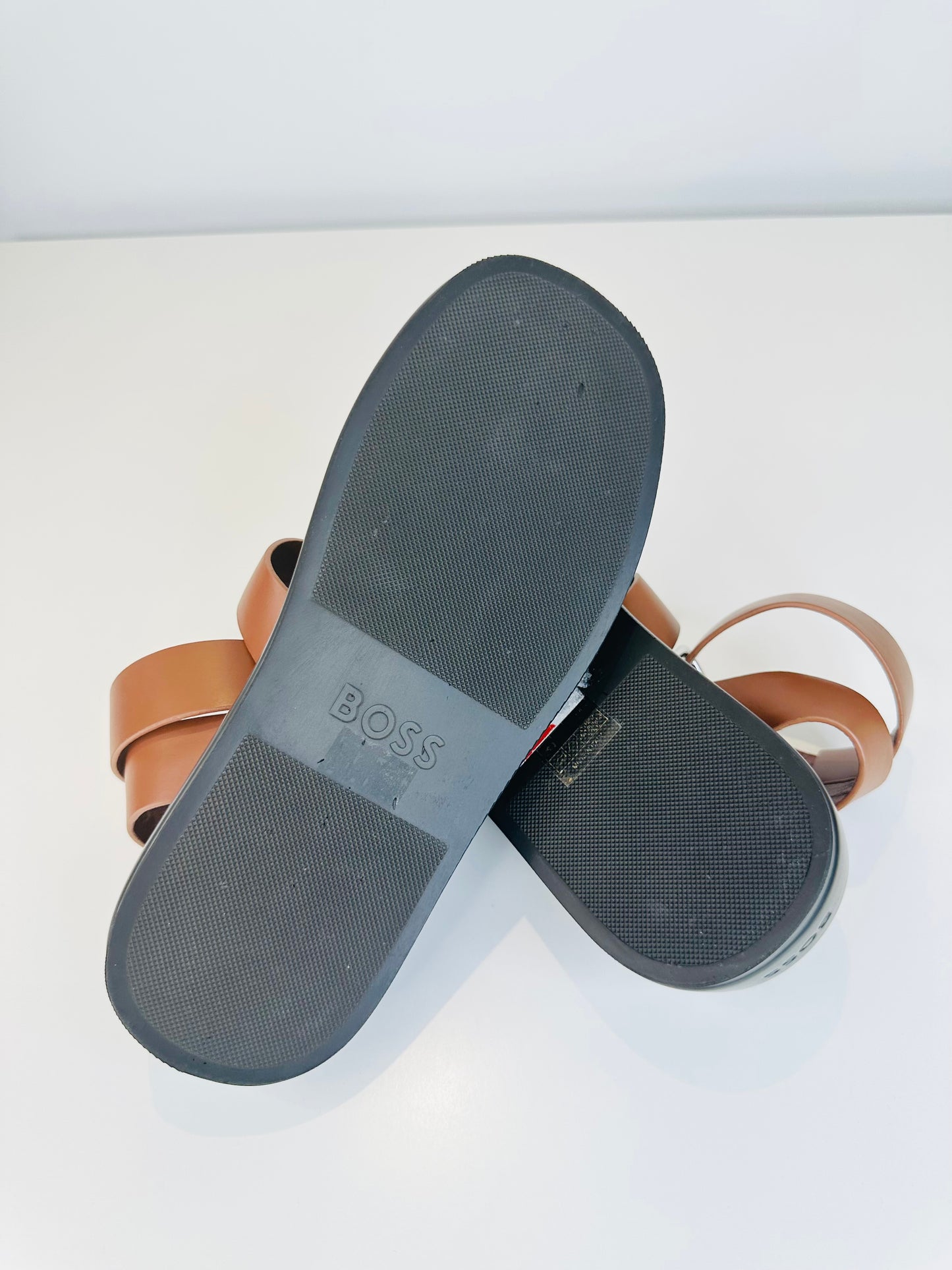 Platform Leather Sandals - Size 41