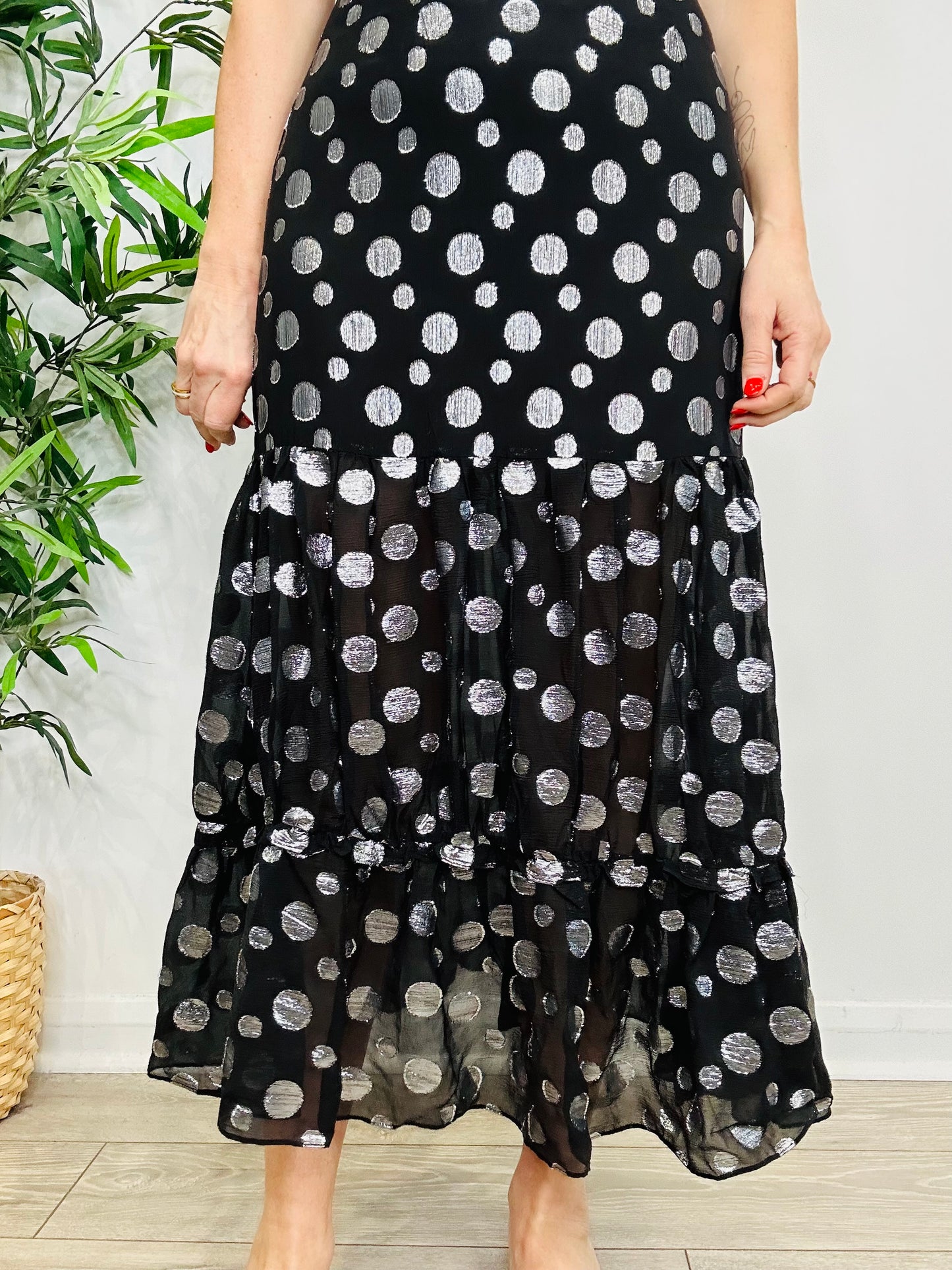 Queenie Silk Dress - Size S