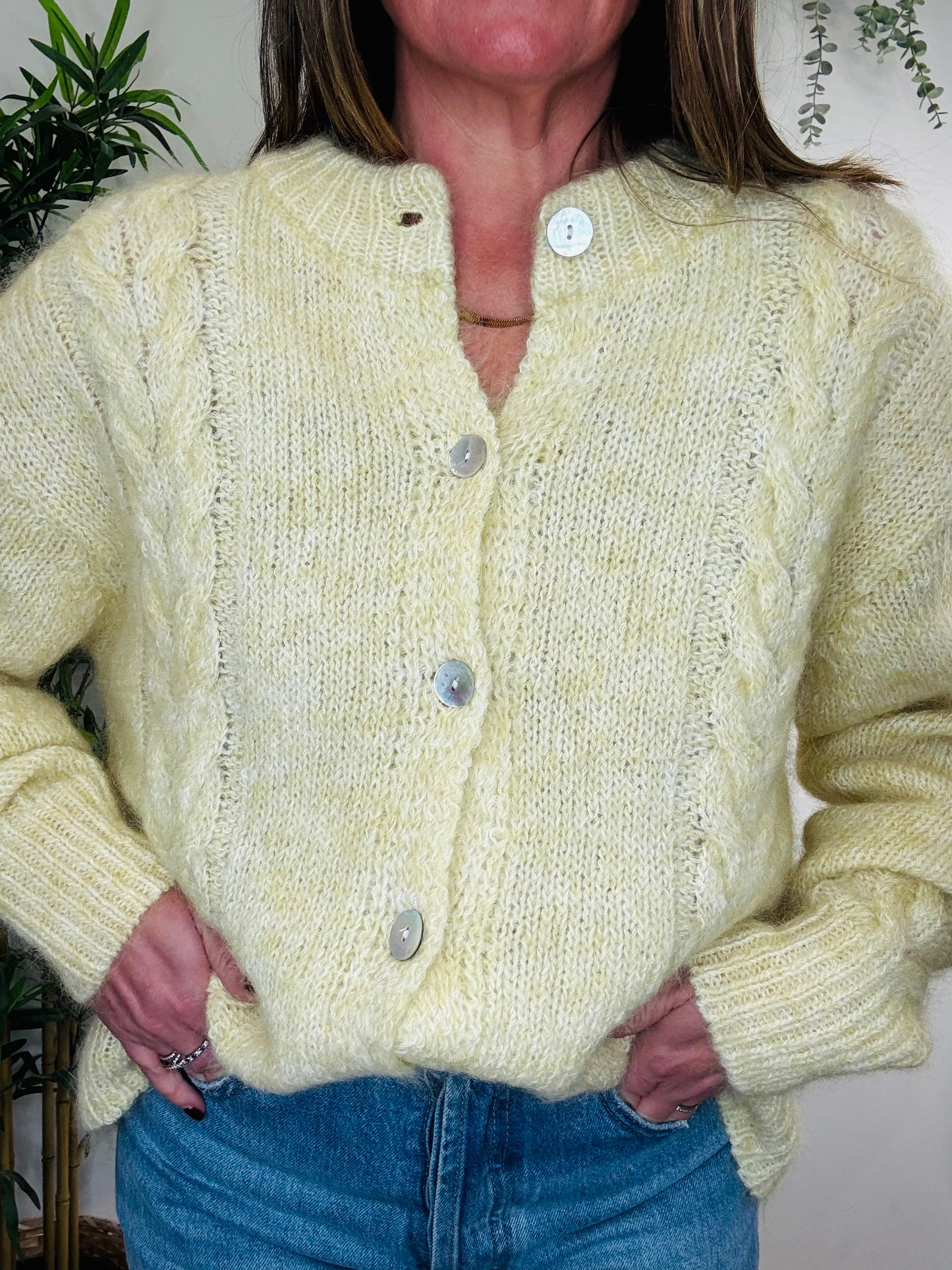 Mohair Cardigan - Size M