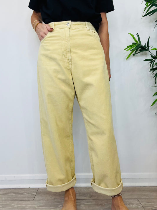 Cord Poker Trousers - Size 29