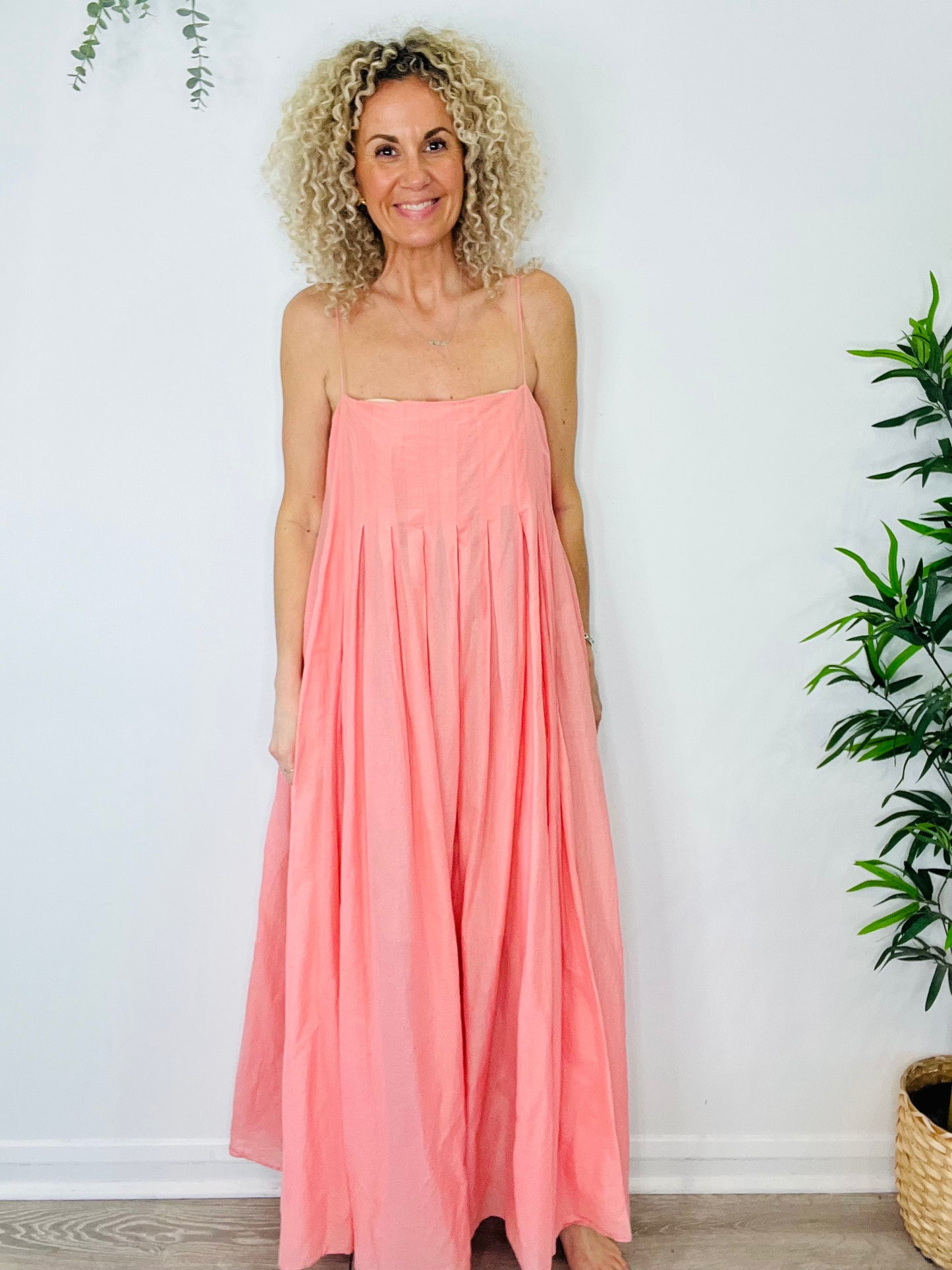 Cotton Maxi Dress - Size 14