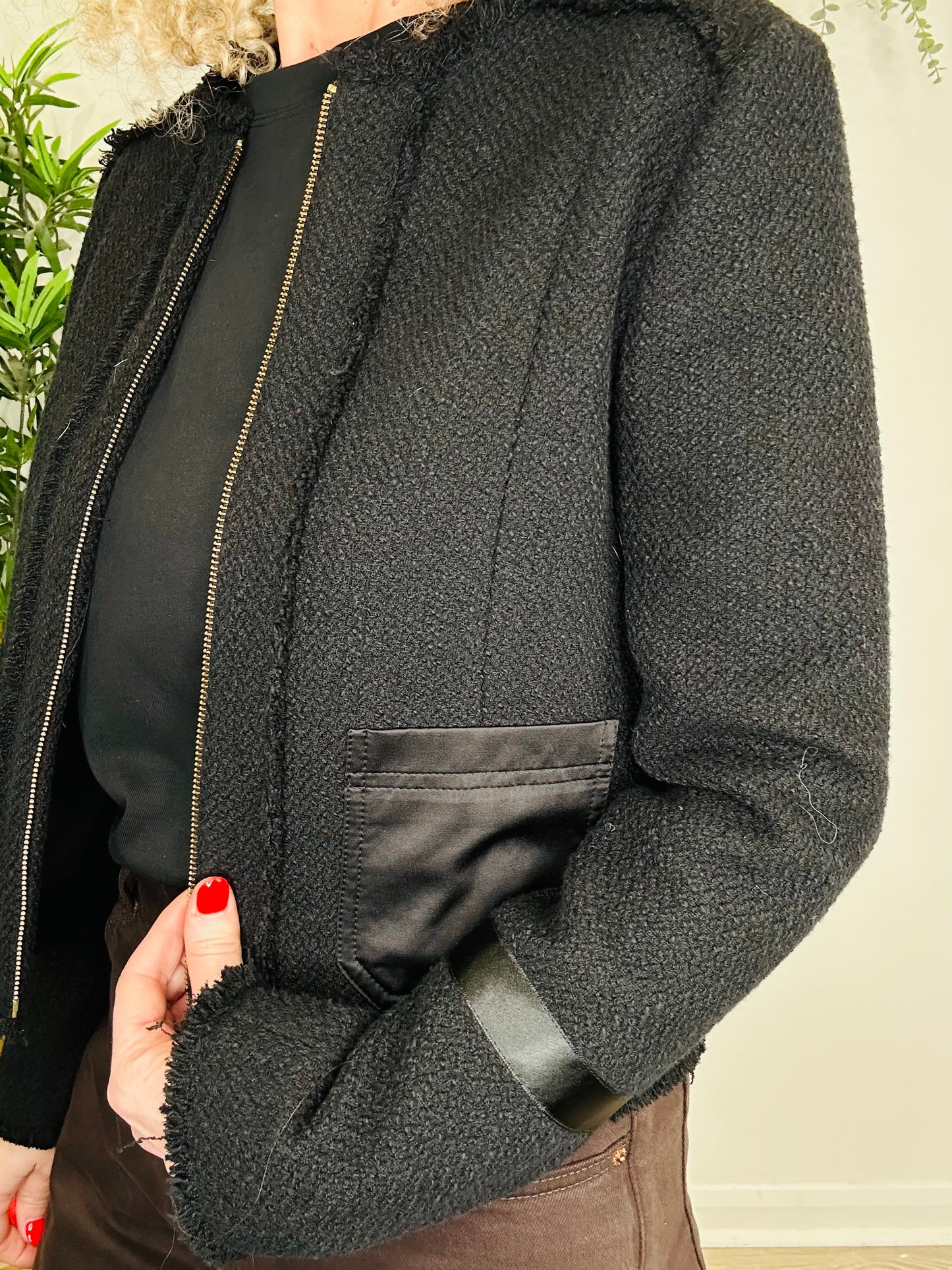 Cropped Jacket - Size 10