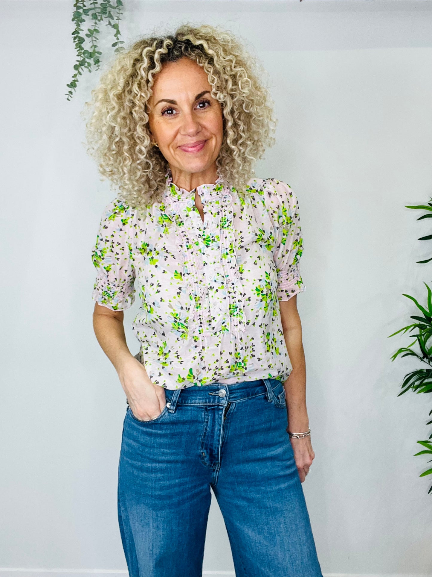 Floral Blouse - Size 8