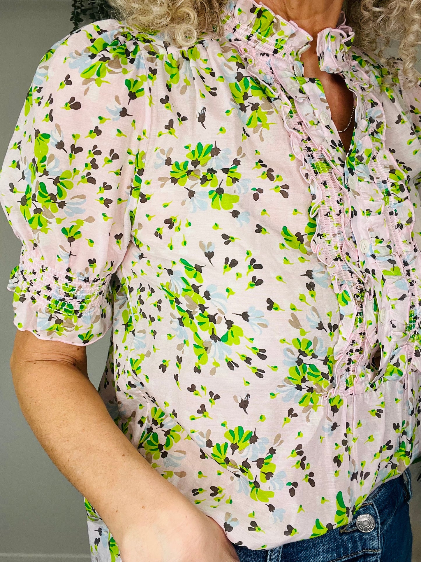 Floral Blouse - Size 8
